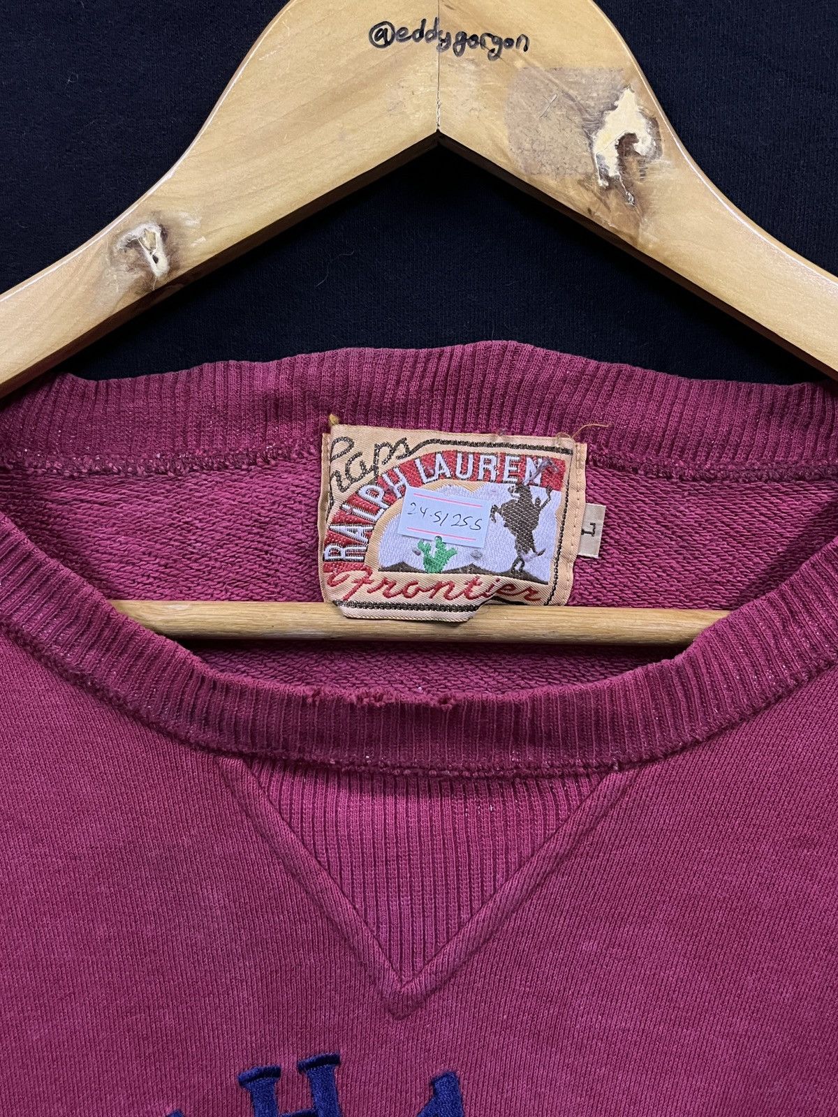Chaps Ralph Lauren VINTAGE 90s CHAPS RALPH LAUREN FRONTIER SWEATSHIRT Size US L / EU 52-54 / 3 - 5 Thumbnail