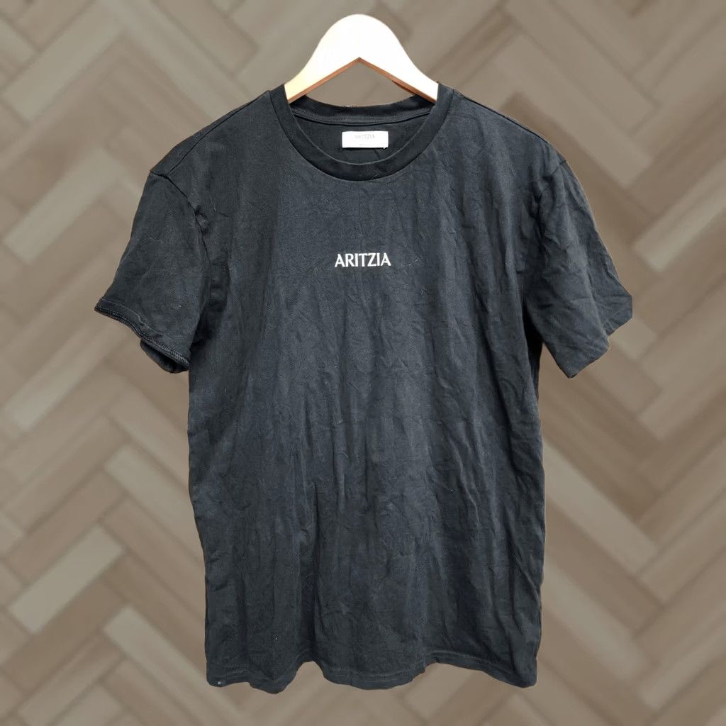 TNA Aritzia Black Tna Here to Make You Look Good T-Shirt Womens Small Cropped Shirt Size S / US 4 / IT 40 - 1 Thumbnail