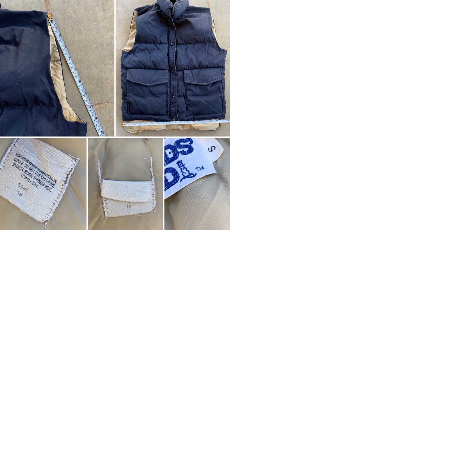 Lands' End VINTAGE Lands' End Puffer Vest Shirt Boys? Size S / US 4 / IT 40 - 9 Thumbnail