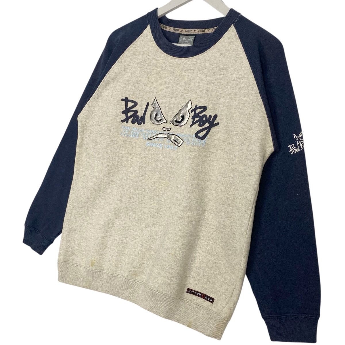Vintage Vintage Bad Boy Sweatshirt Crewneck Big Logo Embroidery Sz S Size US S / EU 44-46 / 1 - 2 Thumbnail