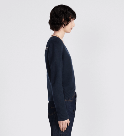 Dior o1w1db10525 144S47 Sweater in Blue Size M / US 6-8 / IT 42-44 - 5 Thumbnail