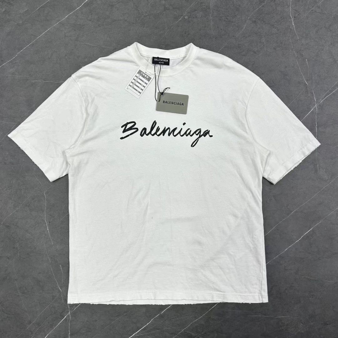 Balenciaga signature t shirt best sale