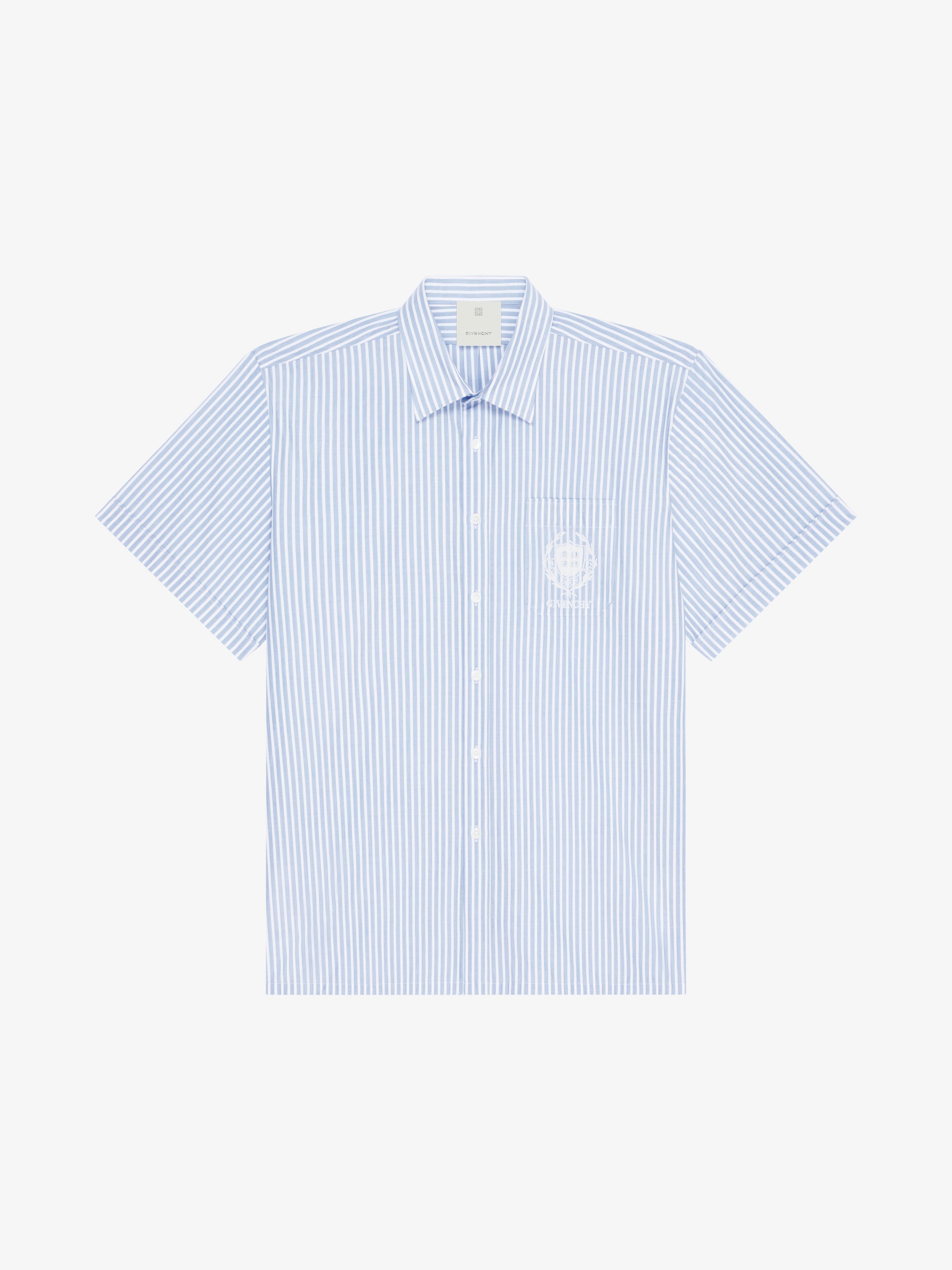 Givenchy o1srvl11e0125 Striped Shirt in Blue/White Size US S / EU 44-46 / 1 - 1 Thumbnail