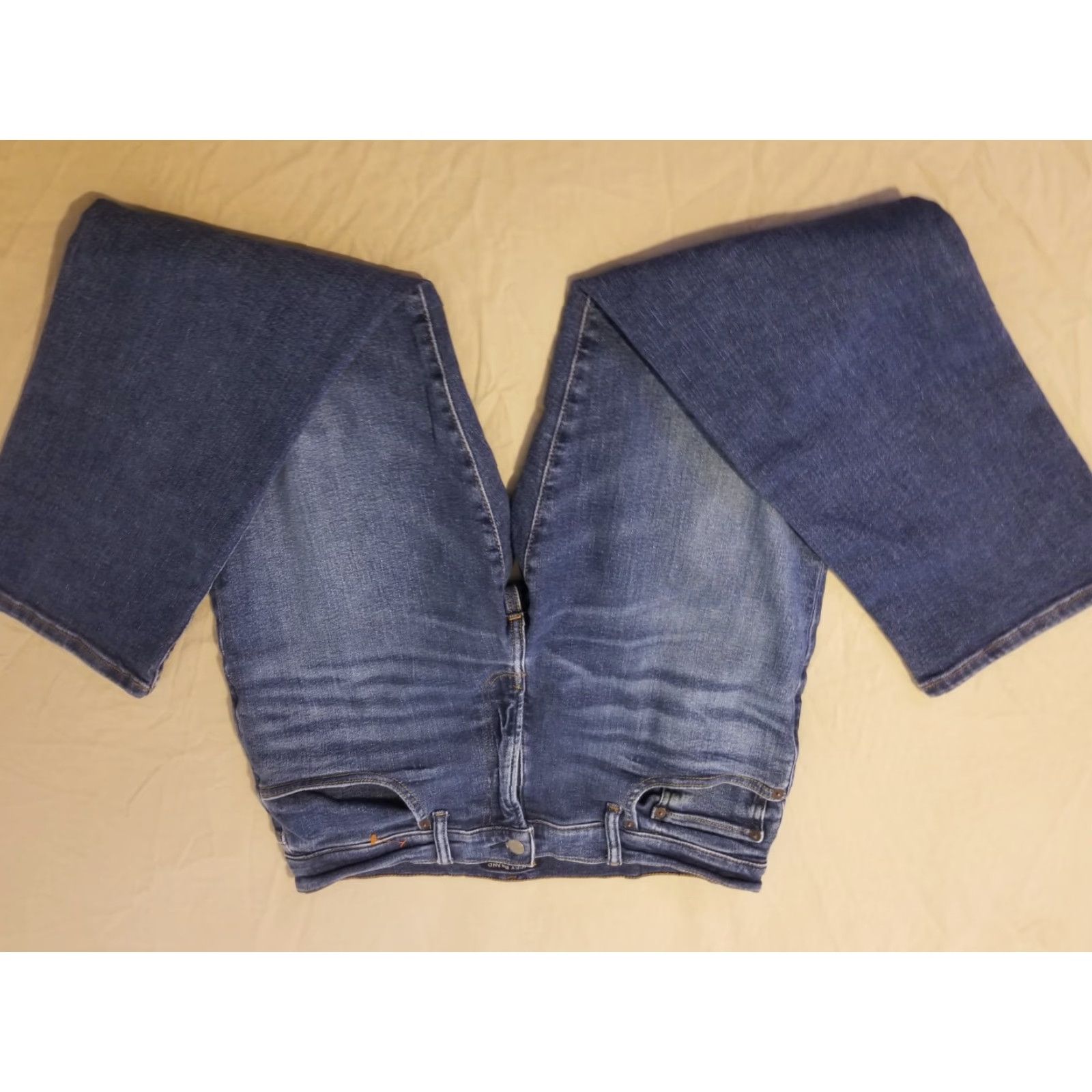 Lucky Brand Lucky Brand Jeans Mens 5-Pocket Denim Straight 32x30 33x30 Blue Cotton Zip Adjustable Regular Rise Mid Vintage No Size US 32 / EU 48 - 4 Thumbnail
