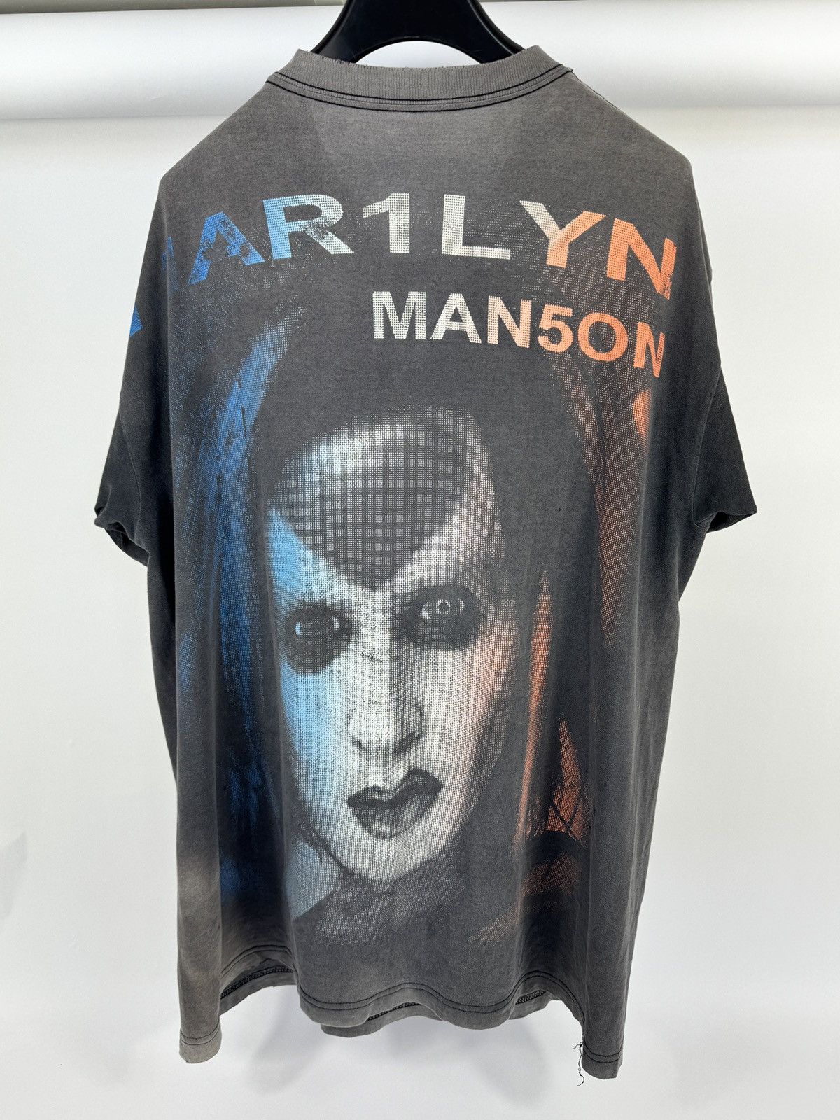 Vintage MARLYN MANSON MECHANICAL ANIMAL VINTAGE T-SHIRT Size US XXL / EU 58 / 5 - 3 Thumbnail