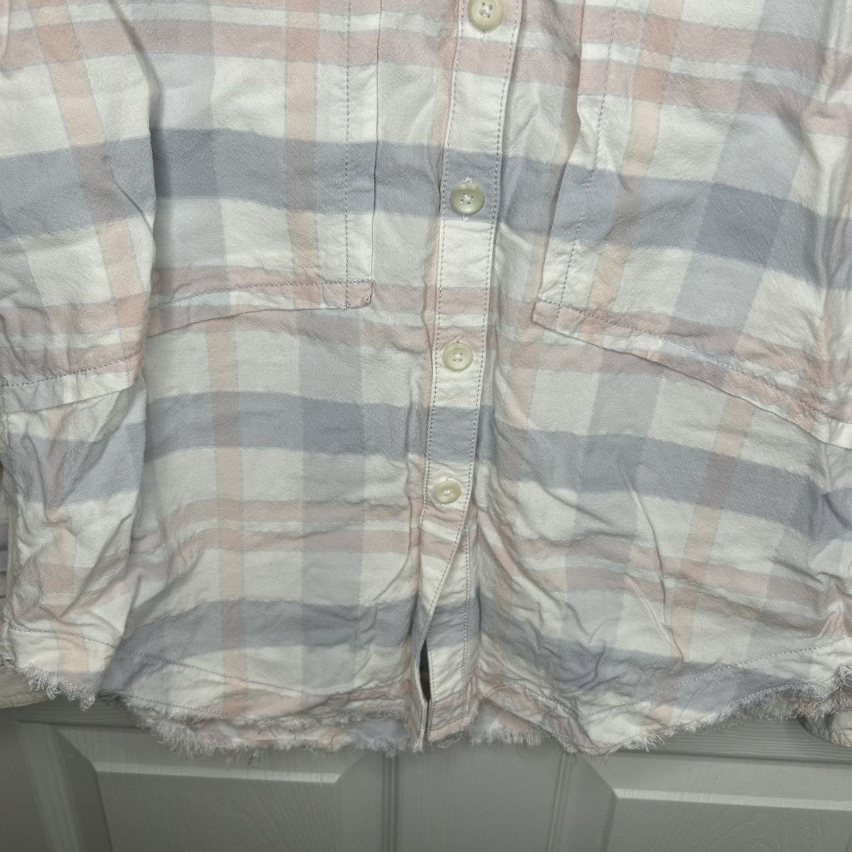 Free People Free People Loveland Plaid Shirt Size XS Size XS / US 0-2 / IT 36-38 - 9 Thumbnail