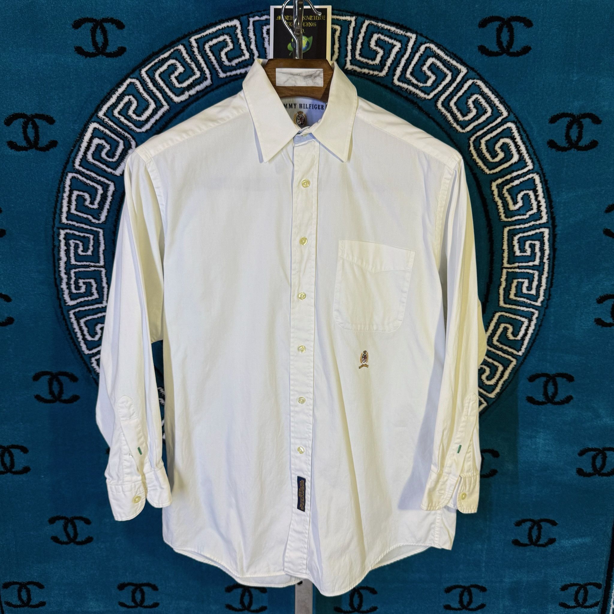 Tommy Hilfiger VINTAGE TOMMY HILFIGER CREST L/S BUTTON UP Size US M / EU 48-50 / 2 - 1 Preview