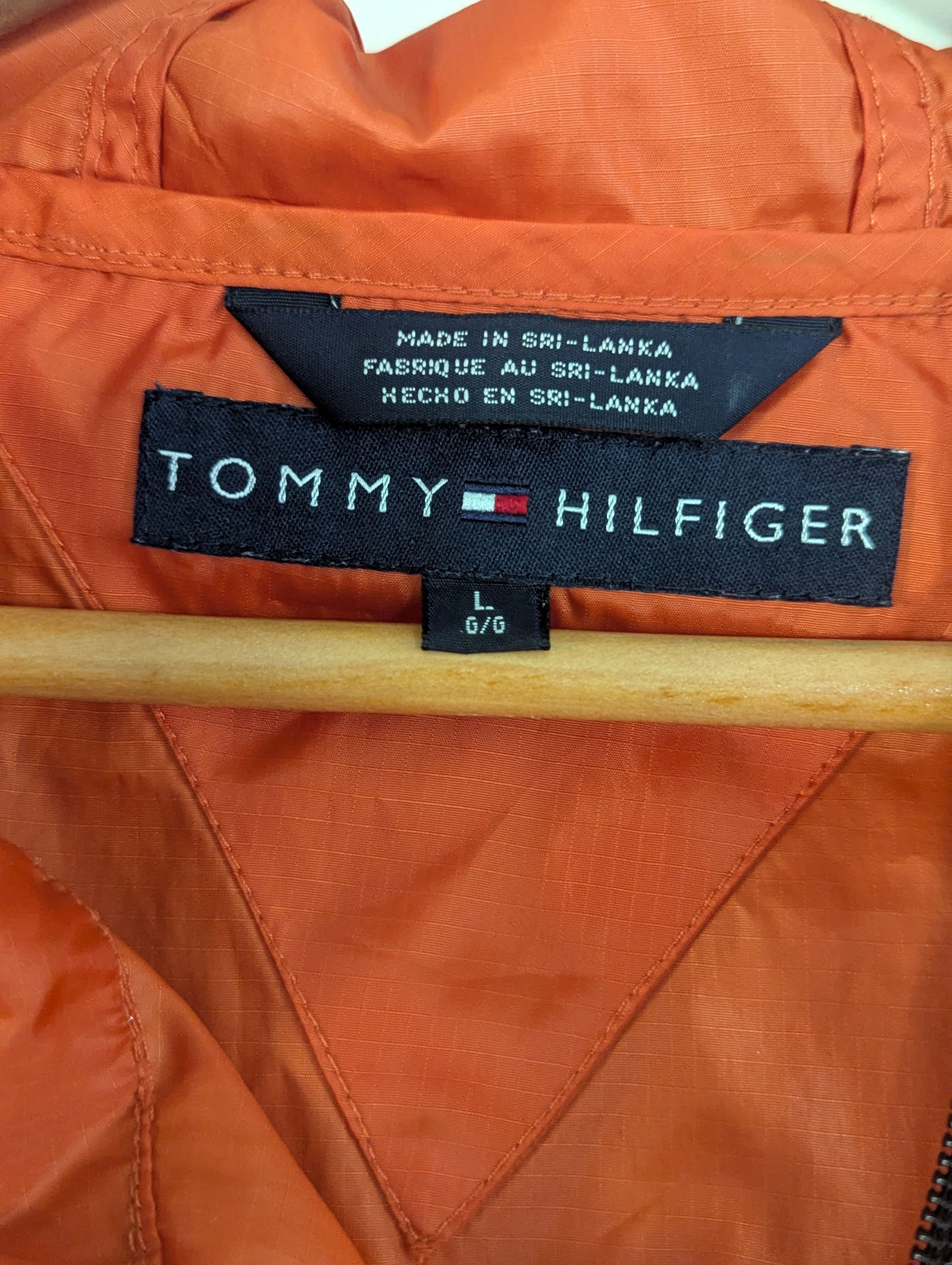 Tommy Hilfiger Tommy Hilfiger Orange Y2K Windbreaker Jacket Large Vintage Size US L / EU 52-54 / 3 - 5 Thumbnail