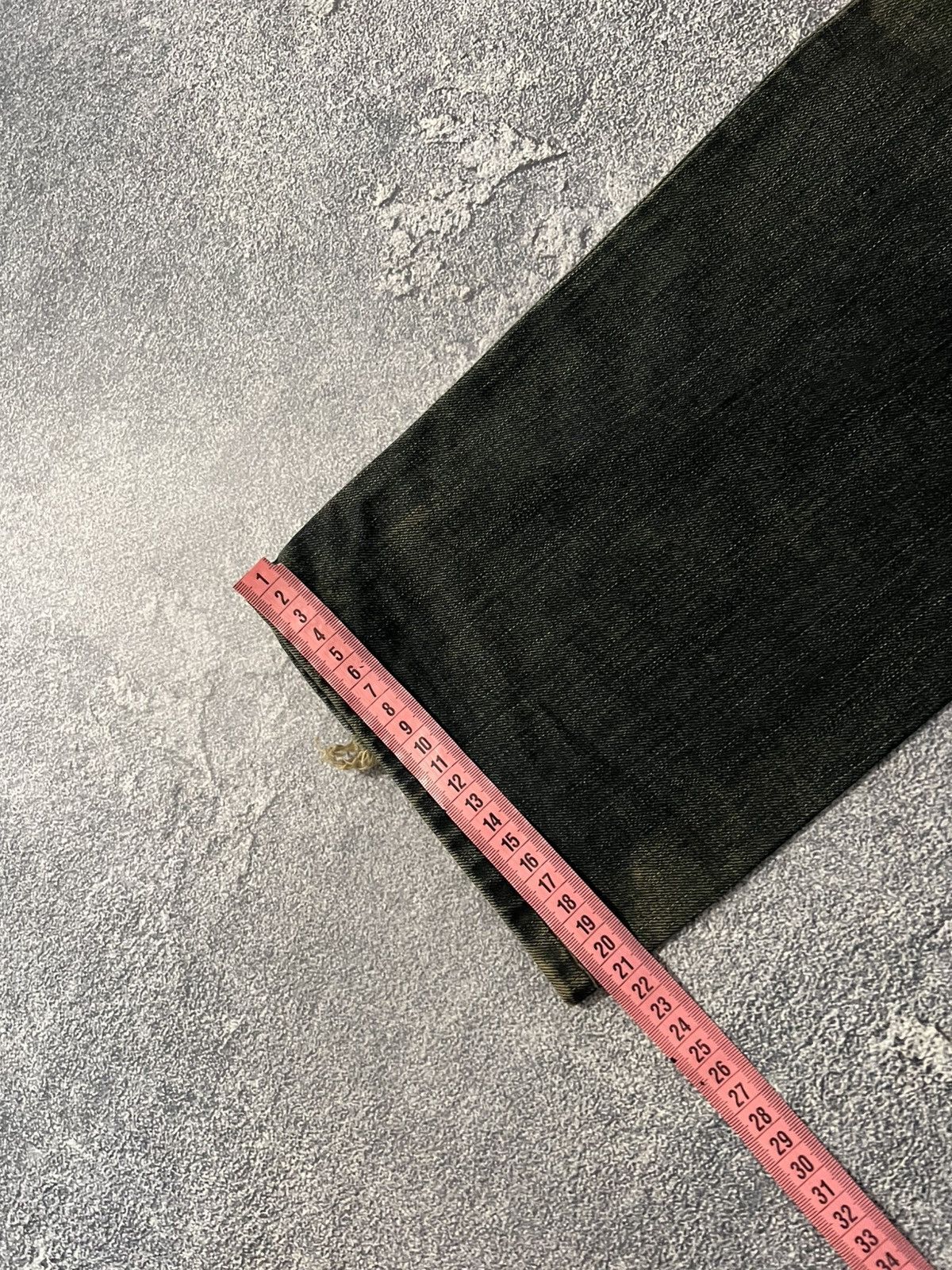 Japanese Brand Japanese Distressed Patina Dark Avan Style Denim Slim Size US 32 / EU 48 - 12 Thumbnail