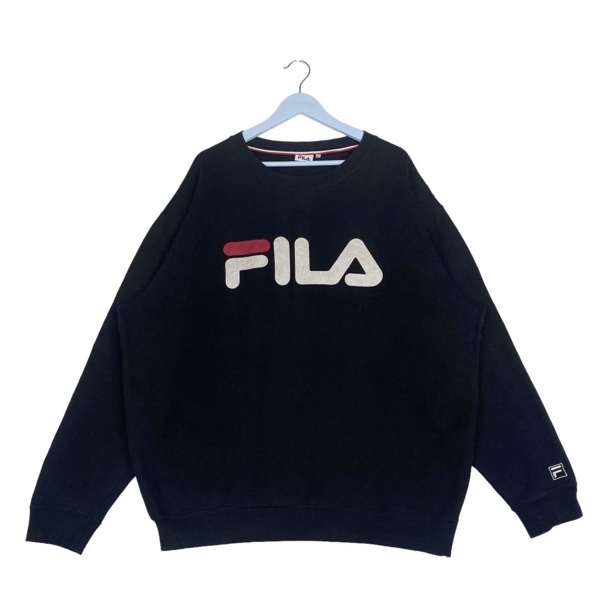 Fila Fila Big Logo Sweatshirt Crewneck Pullover Jumper Size US XXL / EU 58 / 5 - 1 Thumbnail