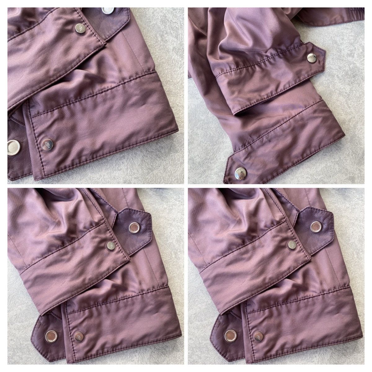 Brioni Brioni Lightweight 100% Silk Blend Zip Jacket Purple Size US XL / EU 56 / 4 - 15 Thumbnail