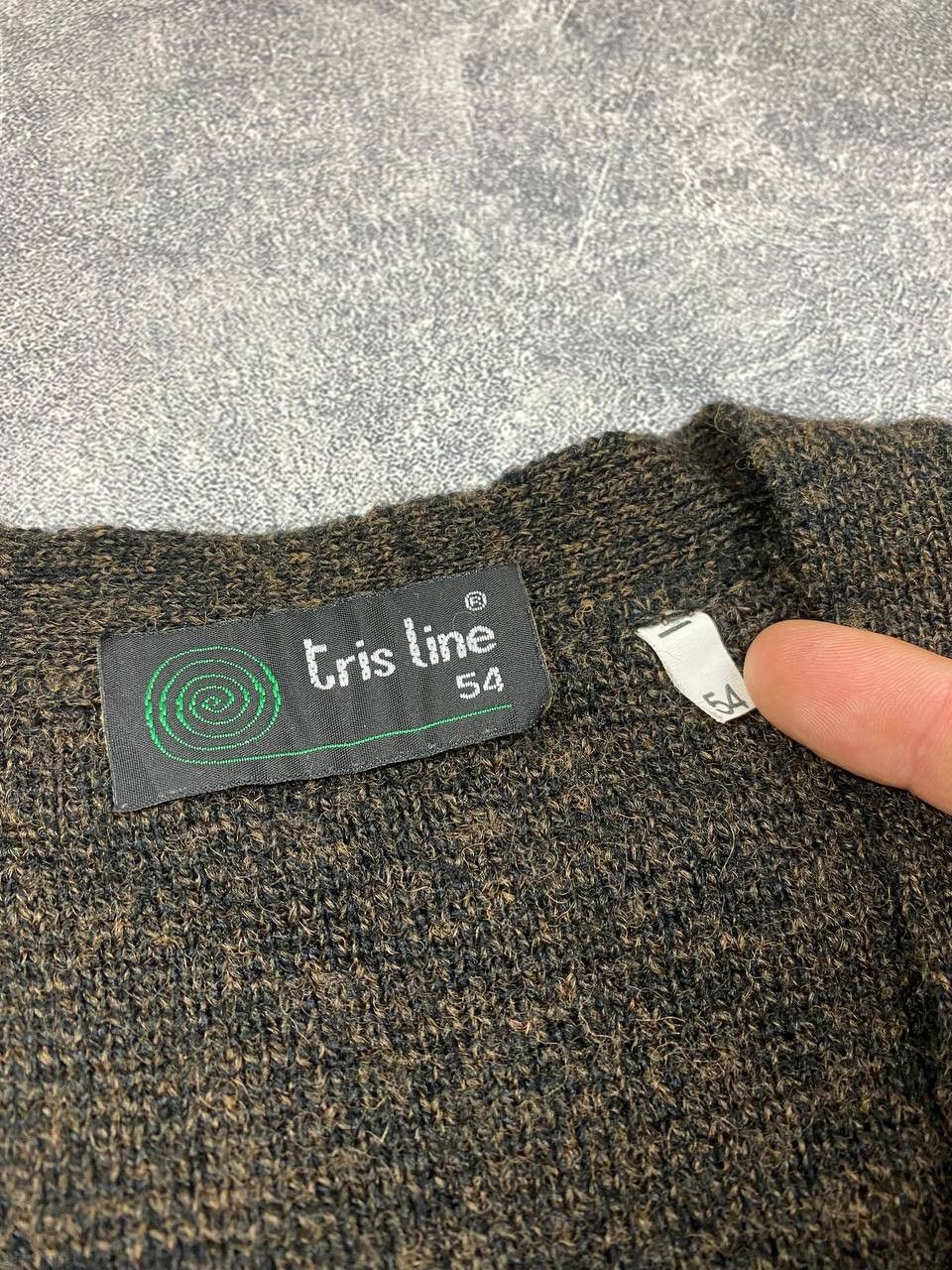 Designer Tris Line Rare Vintage Sweater Not Sleeve Knitwear Golf Size US L / EU 52-54 / 3 - 8 Thumbnail