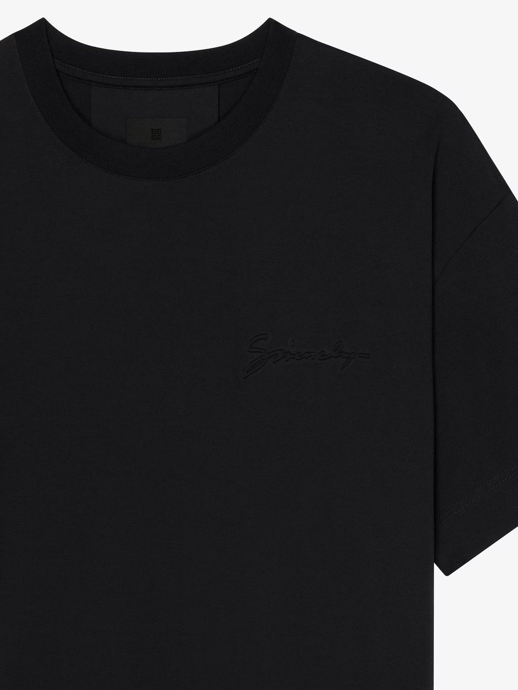 Givenchy o1srvl11e0325 T-Shirt in Cotton Whit in Black Size US L / EU 52-54 / 3 - 2 Thumbnail