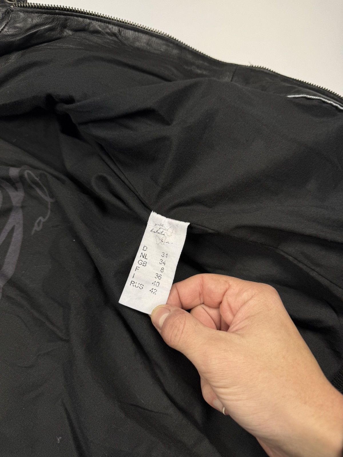 If Six Was Nine Vintage If Six Was Nine Style Woman's Biker Leather Jacket Size XS / US 0-2 / IT 36-38 - 12 Thumbnail