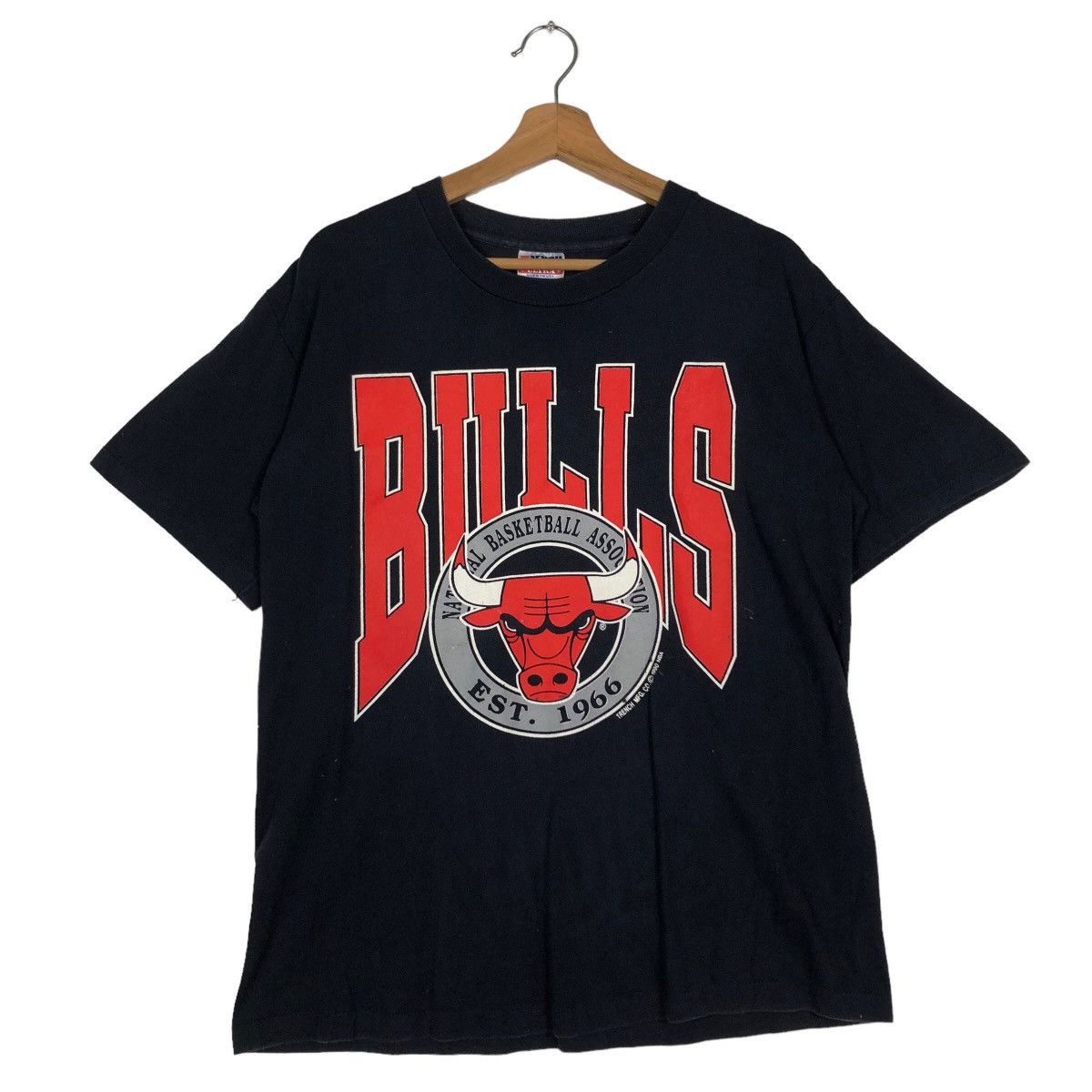 NBA 🔥1990 Chicago Bulls NBA T-Shirt Short Sleeve Big Logo Size US M / EU 48-50 / 2 - 1 Thumbnail
