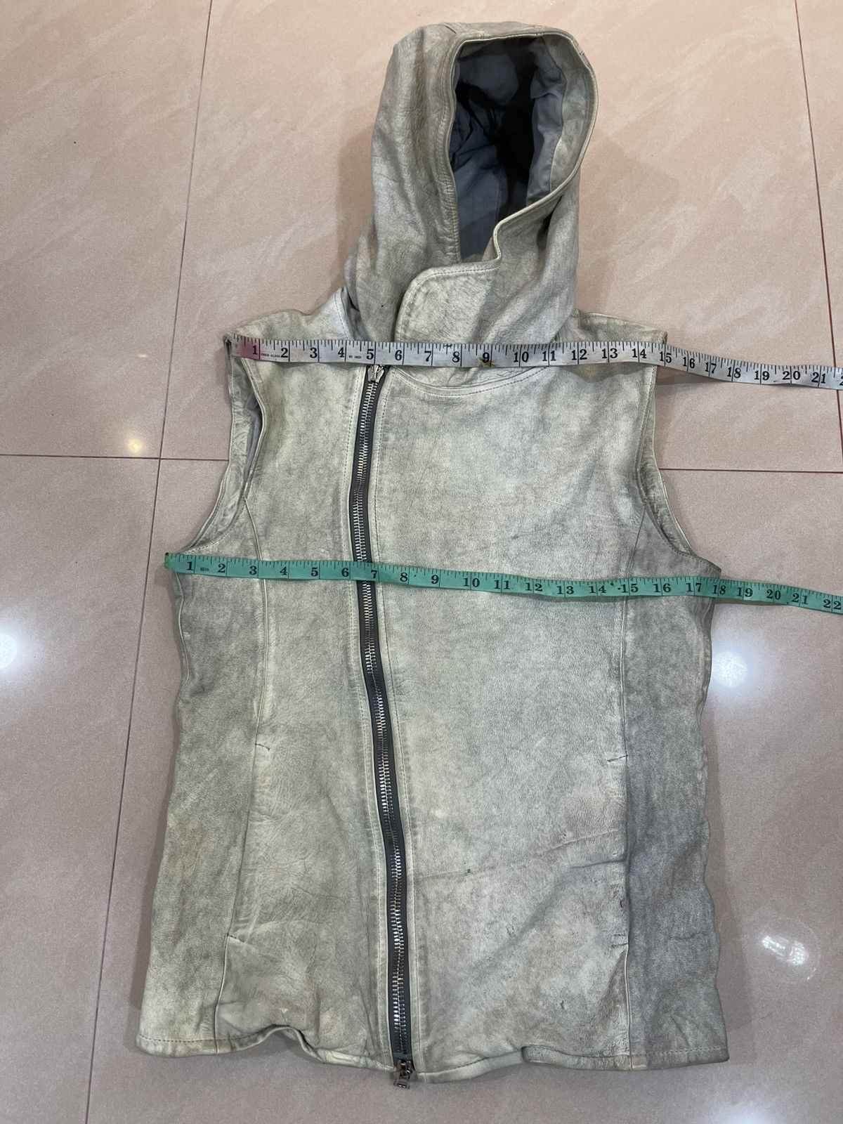Isamu Katayama Backlash ISAMU KATAYAMA BACKLASH Vest Hoodie Leather Size US M / EU 48-50 / 2 - 20 Thumbnail