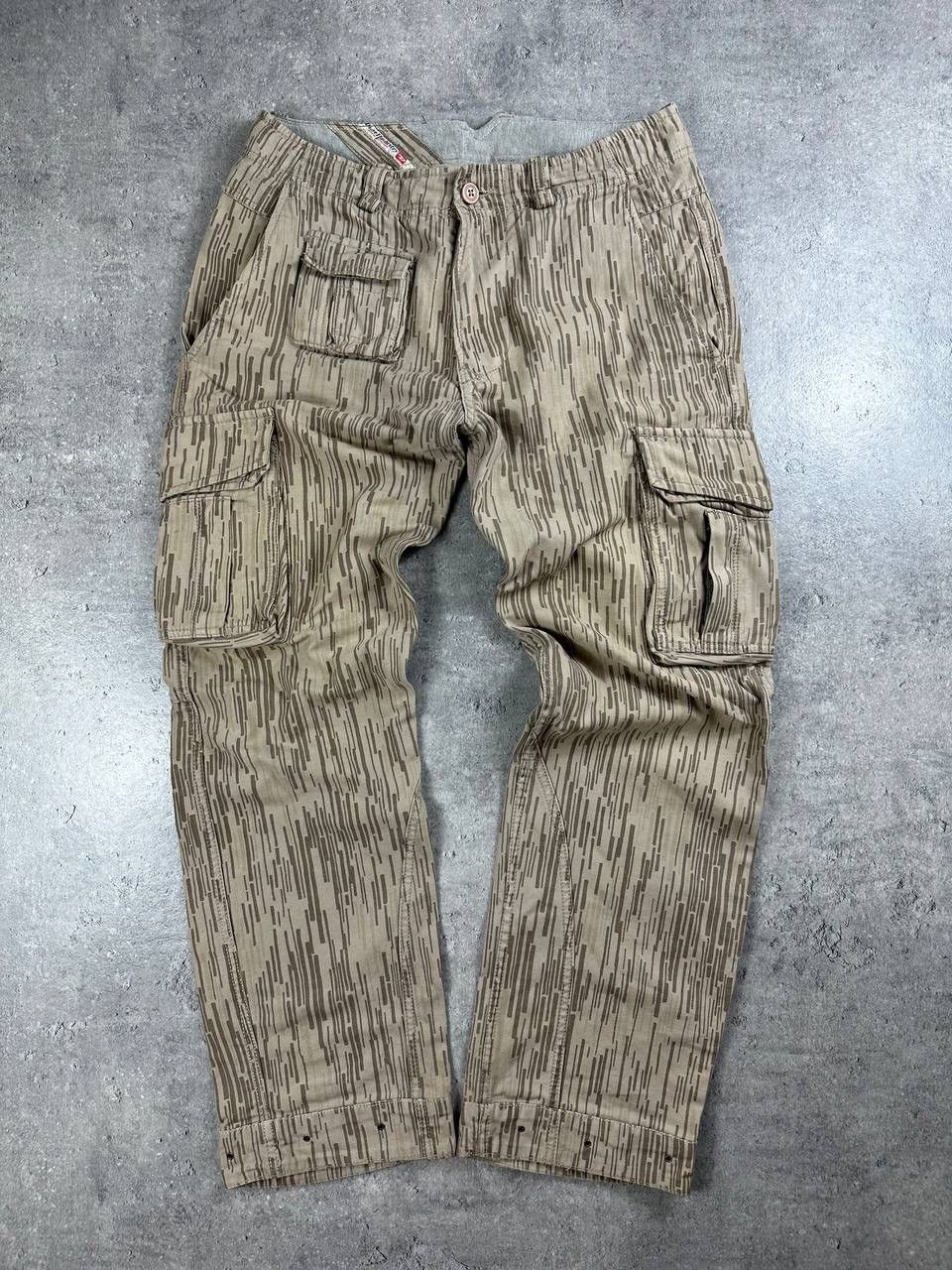 Diesel Vintage Diesel Industry Denim Division Cargo Pants Workwear Size US 30 / EU 46 - 2 Thumbnail