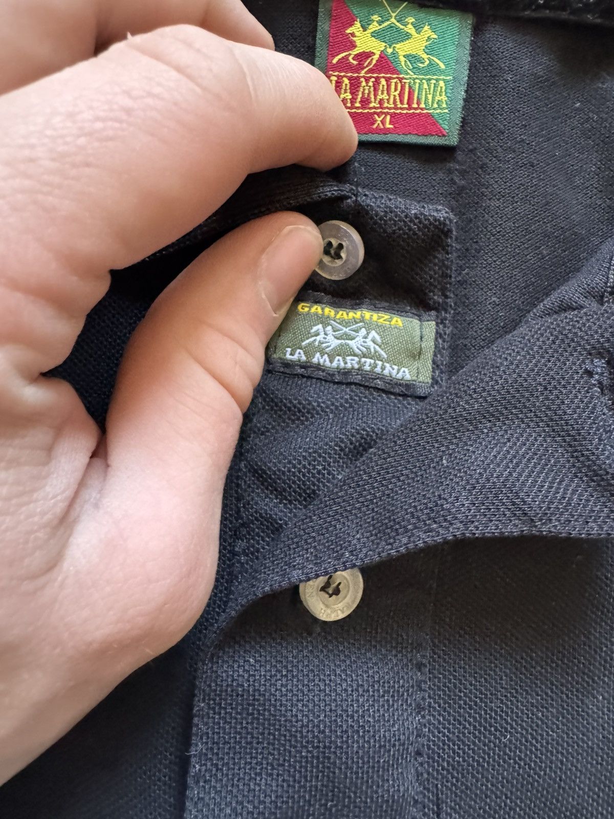 La Martina × Porsche Design Vintage Y2K La Martina Porsche Big Logo Polo Shirt Size US L / EU 52-54 / 3 - 7 Thumbnail