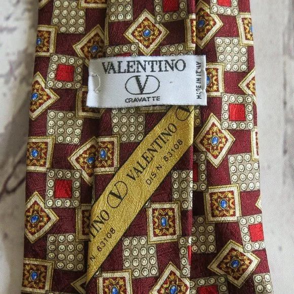 Valentino Valentino Cravatte Multicolor 100% Silk Neck Tie Size ONE SIZE - 5 Thumbnail