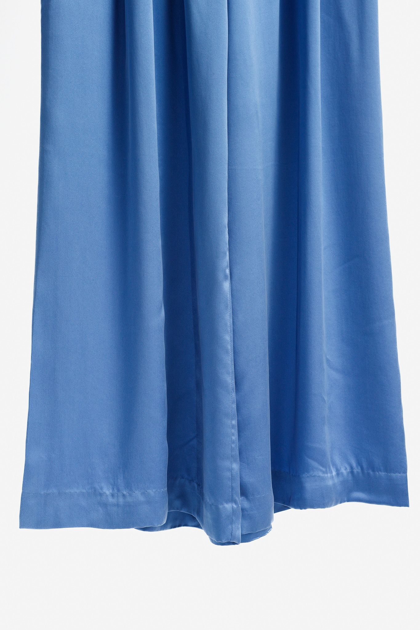 Zimmermann Zimmermann PF/24 Cornflower Belted Charmeuse Silk Tuck Pants Size 31" - 6 Thumbnail