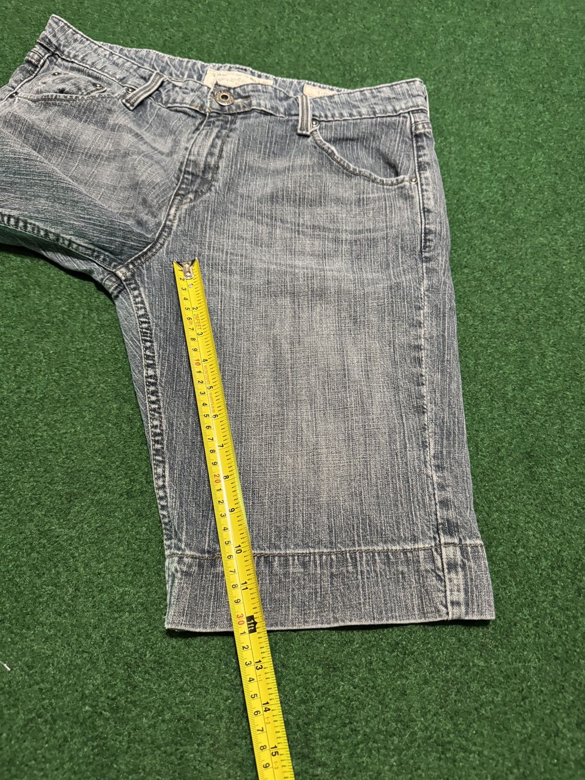 Levi's Vintage Clothing Levis Vintage Jorts 14 Baggy Low Rise 34 12” Denim Shorts Size 36" / US 14 / IT 50 - 5 Thumbnail