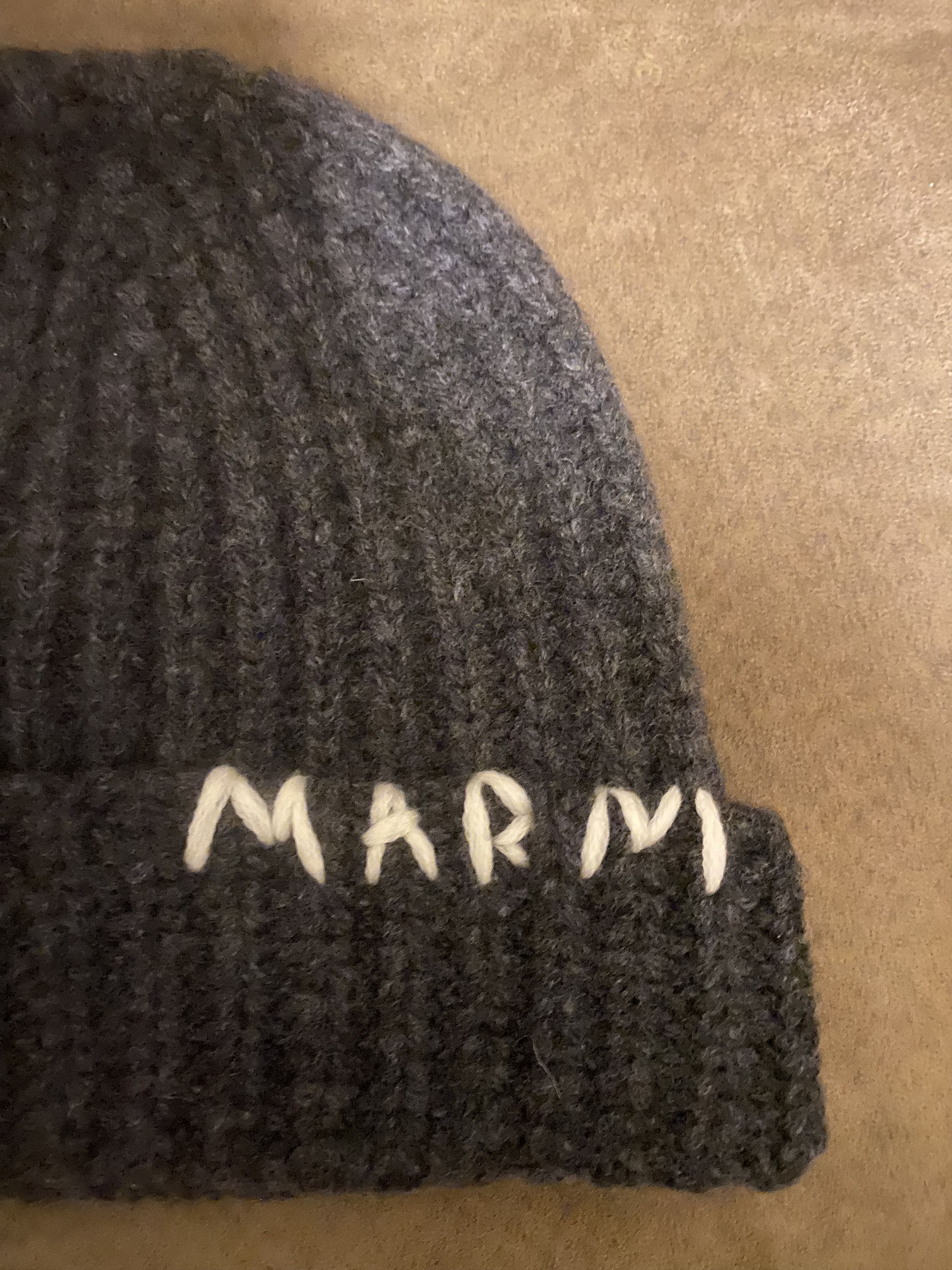Marni Marni Broken Fisherman Hat Gray White One Size NWOT Size ONE SIZE - 2 Thumbnail