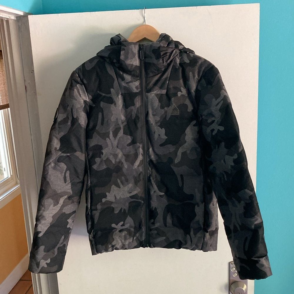 Superdry Superdry Mens Size S Echo Quilt Puffer in Marl Camo NEW with Tags Size US S / EU 44-46 / 1 - 6 Thumbnail