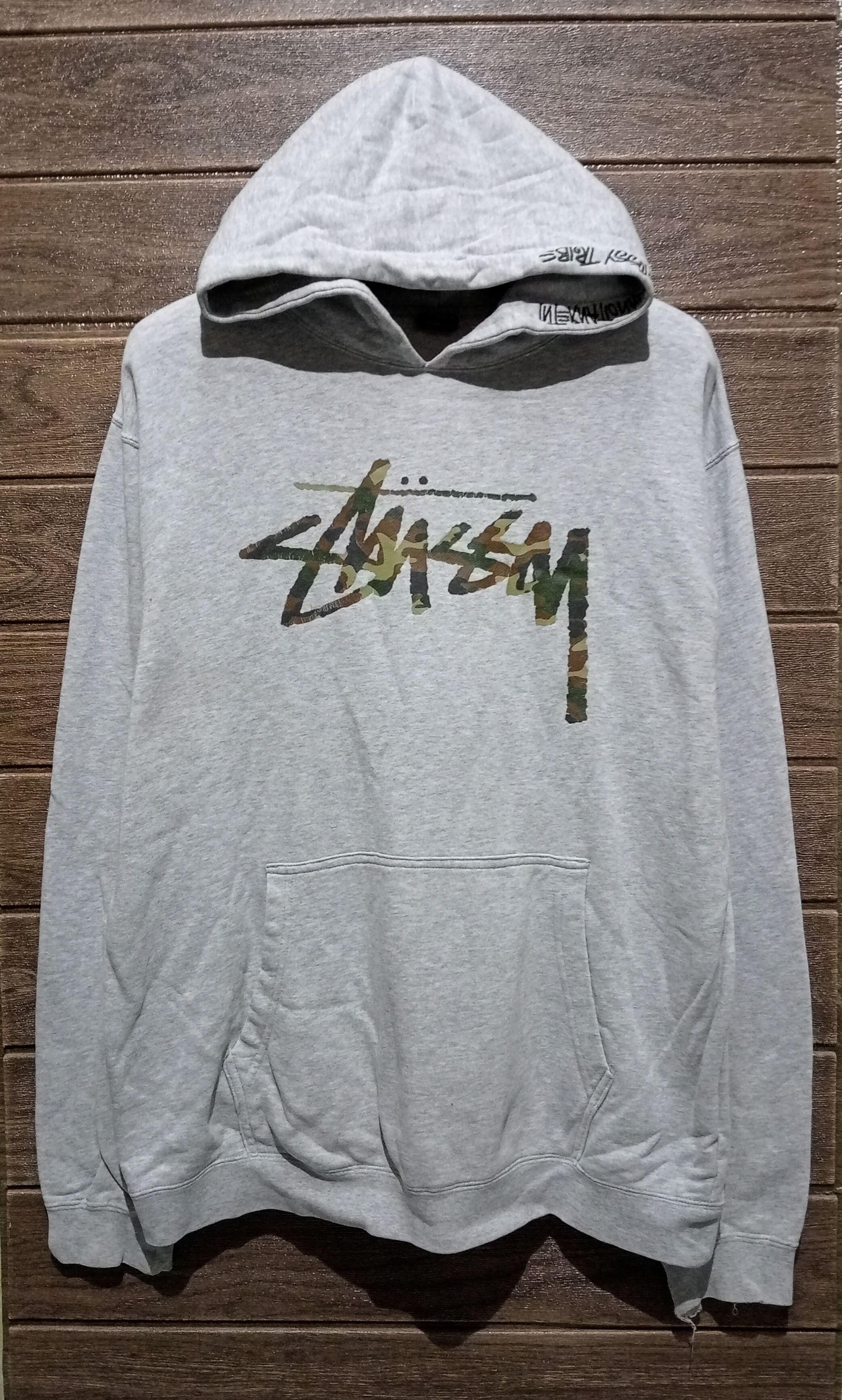 Stussy Camo Hoodie | Grailed