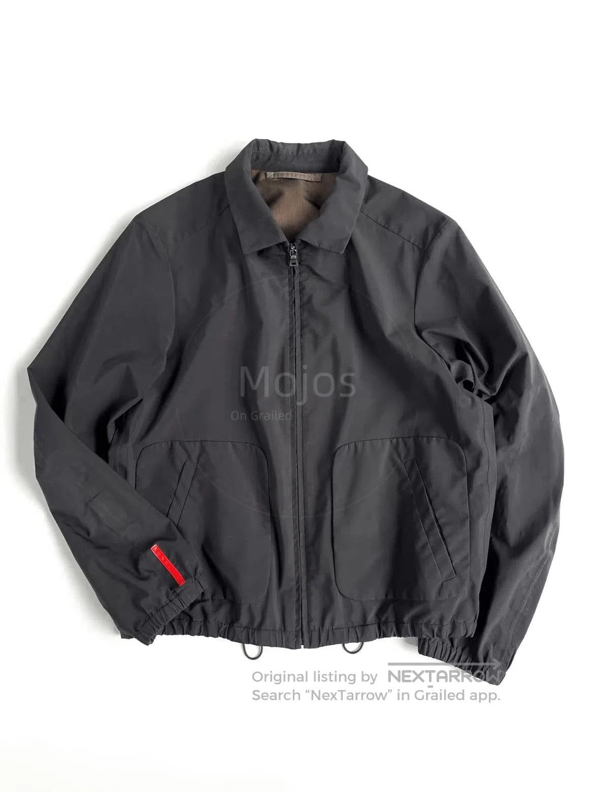 Sz 52 Prada Sports Gore-Tex Flight Jacket.