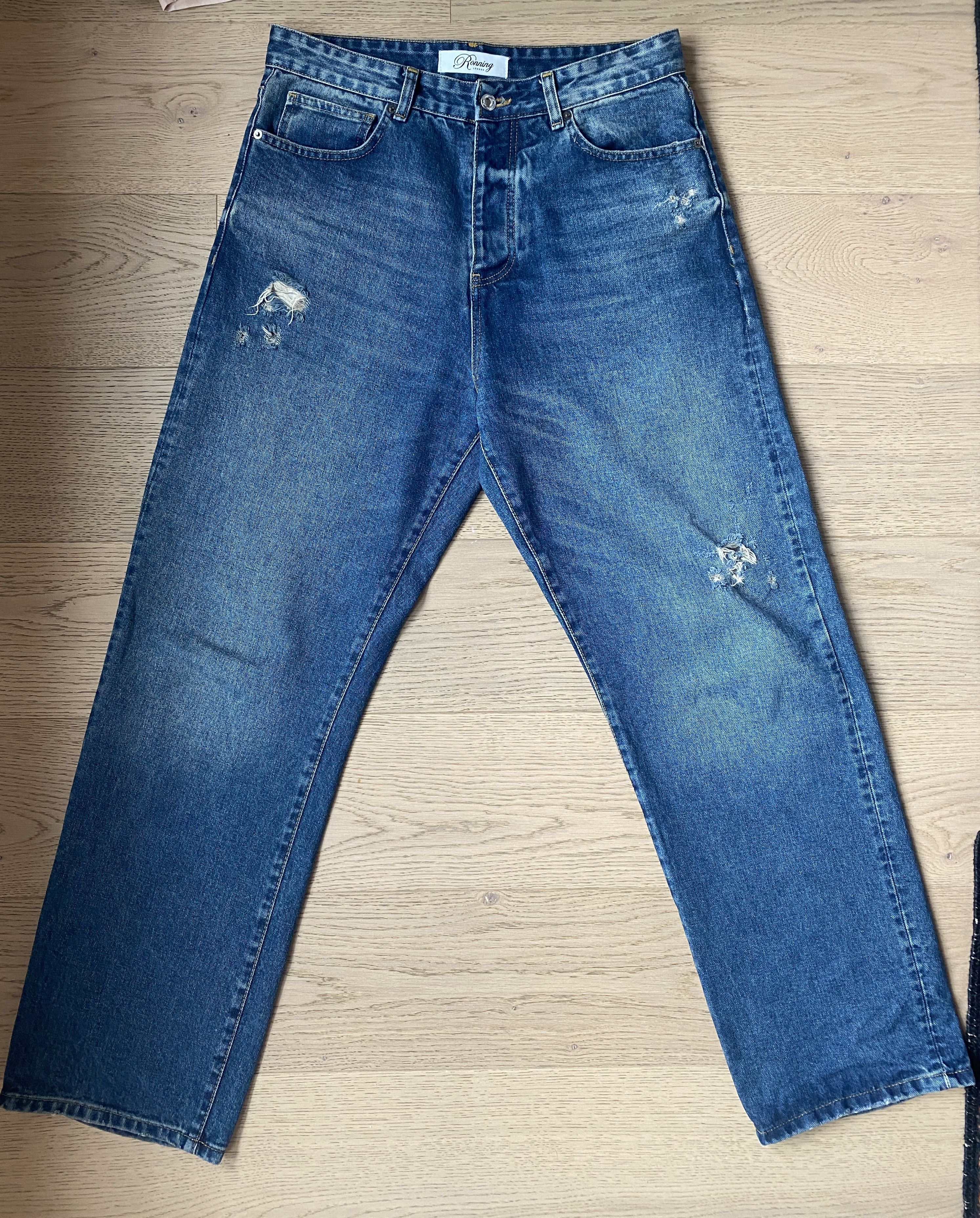 Ronning Classic Jeans - Distressed Denim Size US 32 / EU 48 - 2 Thumbnail