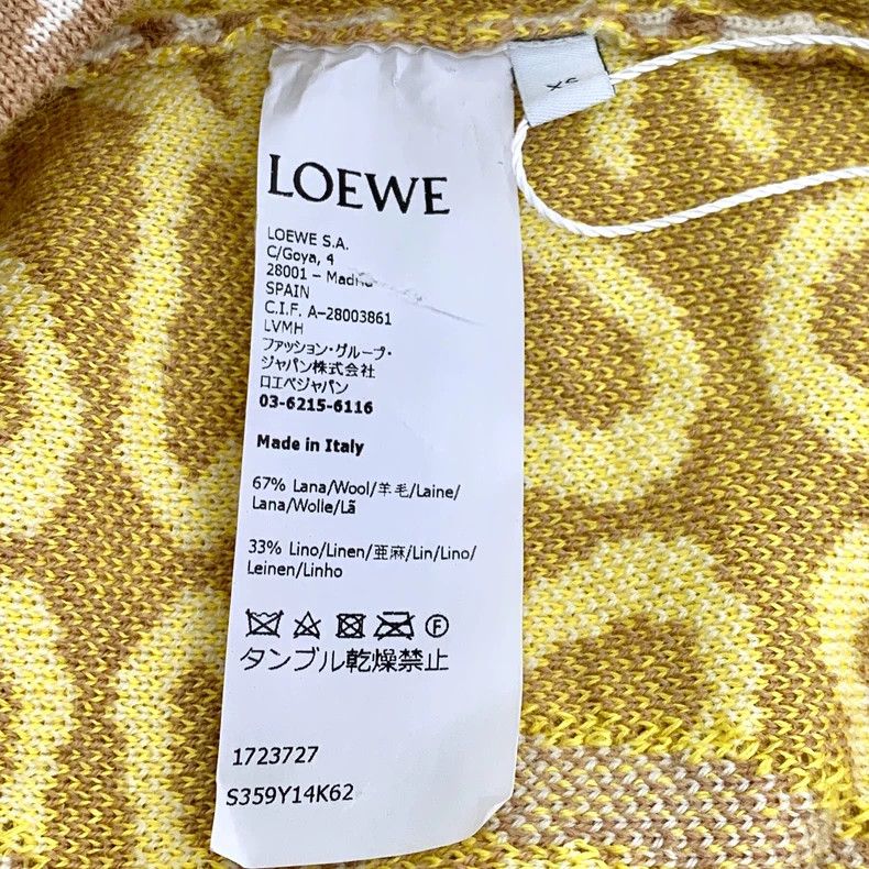 Loewe Loewe Colorful logo printed wool round neck long sleeve kn Size XS / US 0-2 / IT 36-38 - 6 Thumbnail