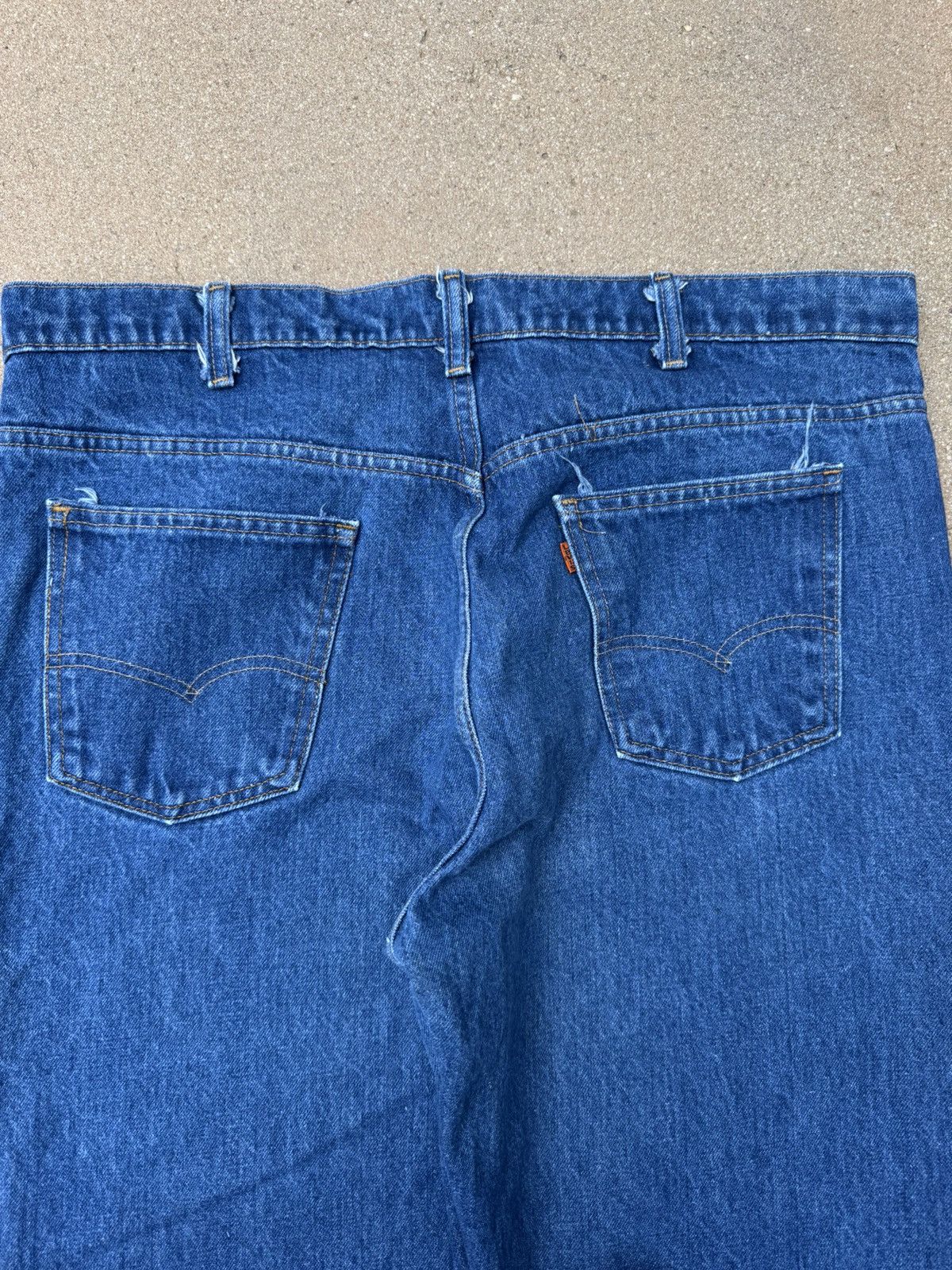 Levi's × Vintage Vtg 80’s Levi’s 646 Orange Tab Bellbottom Flare Jeans 40x30 Size US 40 / EU 56 - 7 Thumbnail