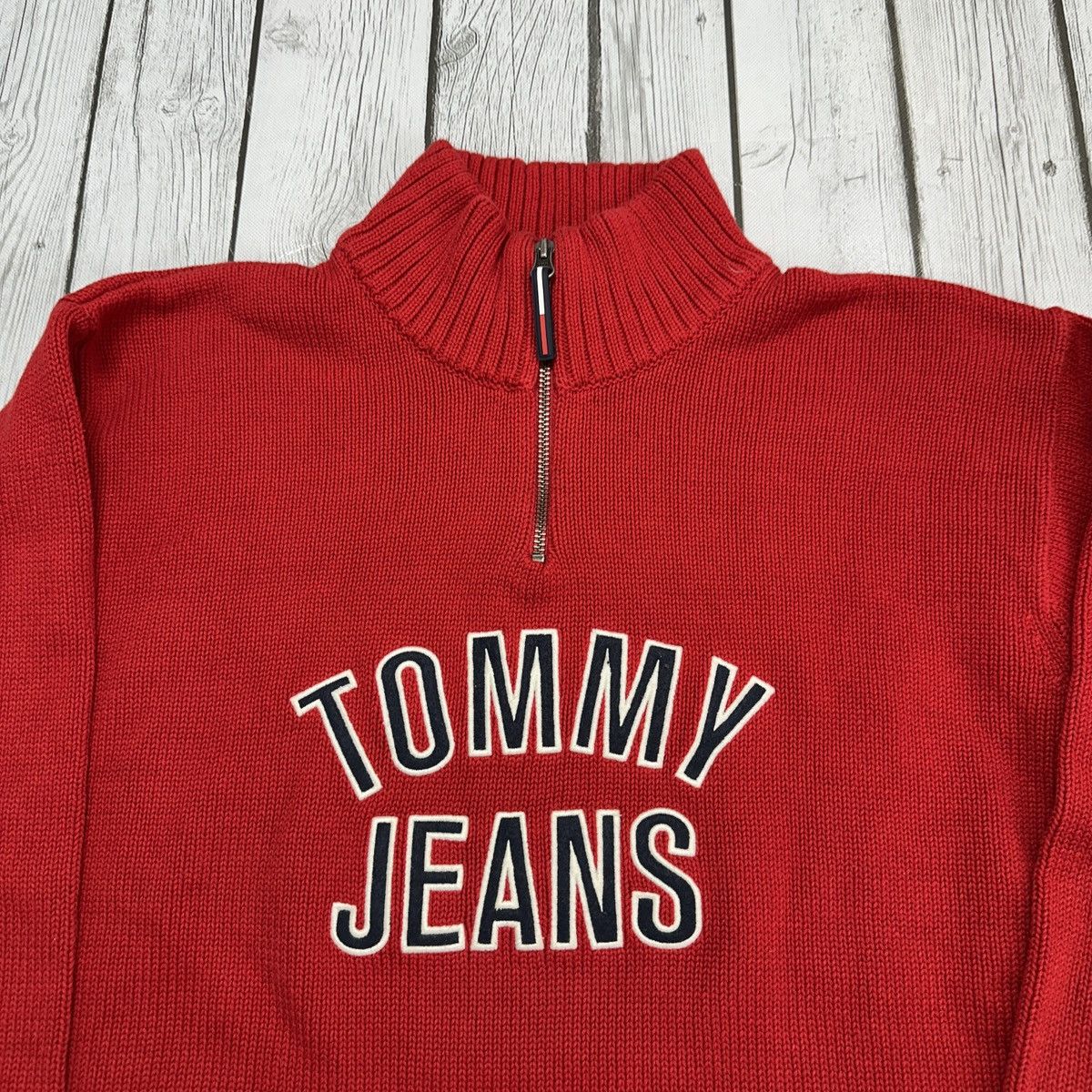 Tommy Hilfiger × Vintage Vintage Tommy Jeans sweater Size US S / EU 44-46 / 1 - 3 Thumbnail