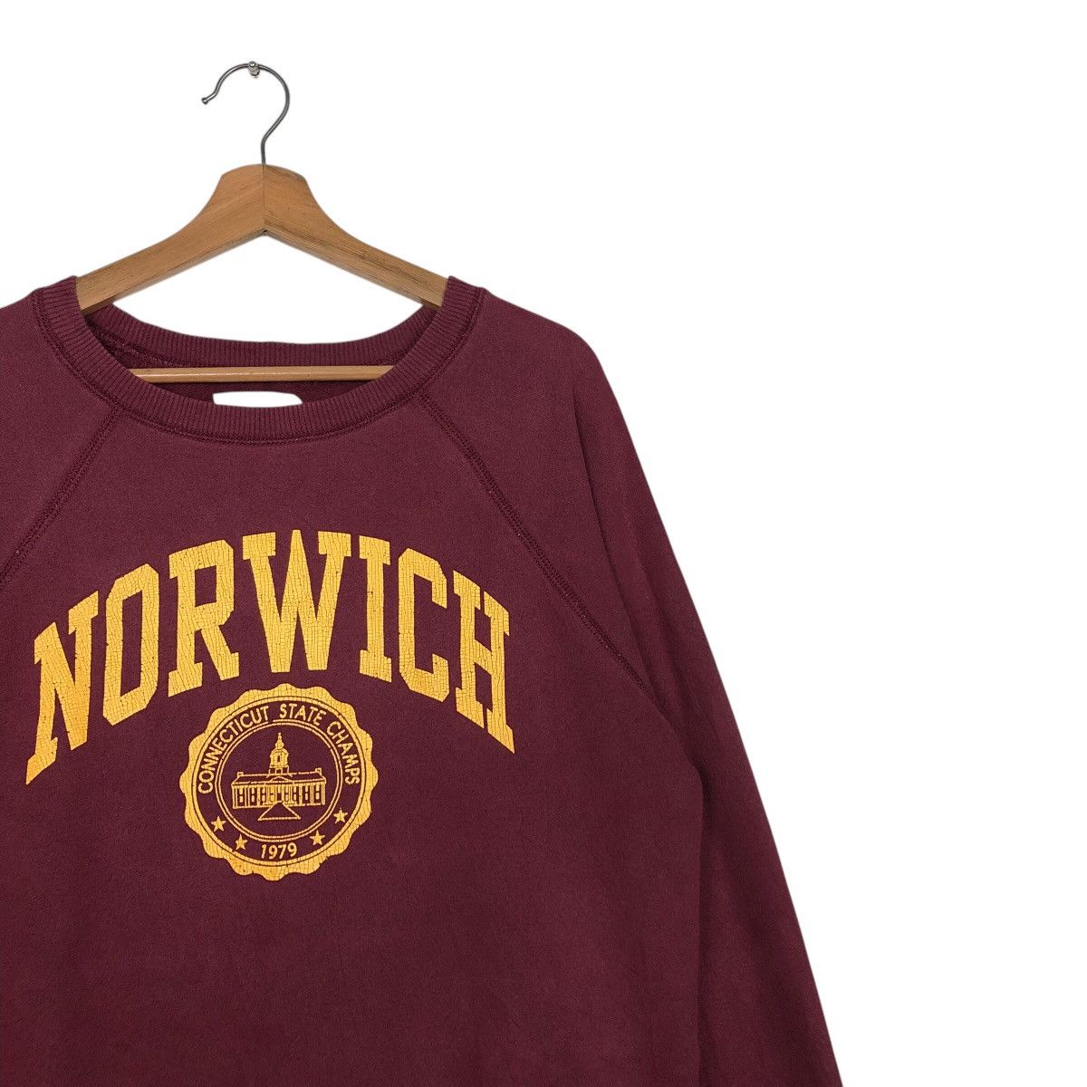 Champion Vintage Sweatshirt Champion Norwich Connecticut State Champ Size US L / EU 52-54 / 3 - 7 Thumbnail