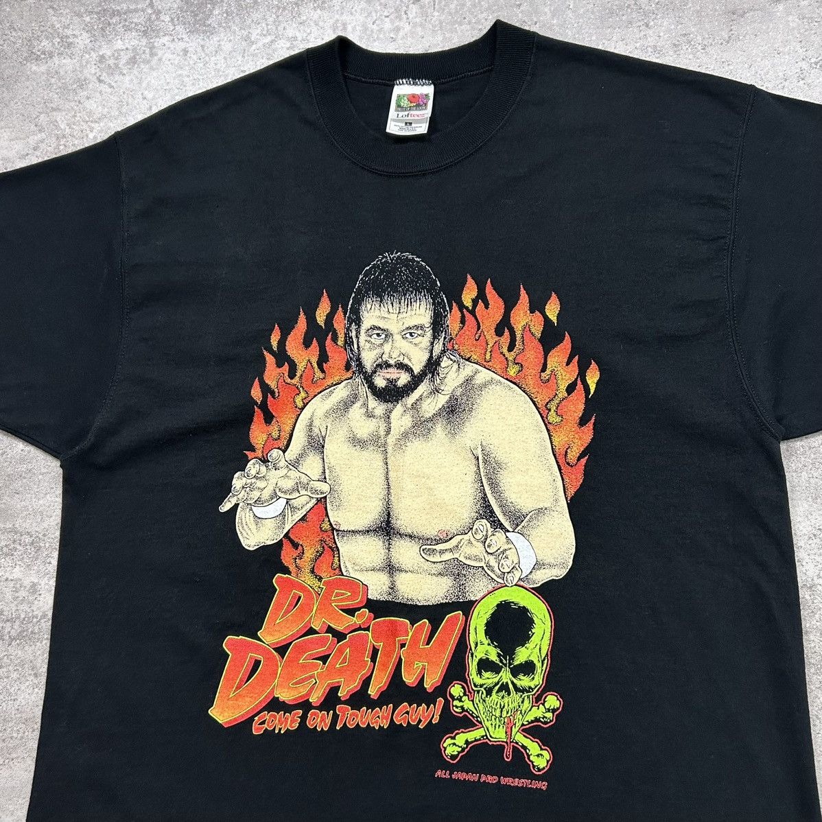 Vintage × WCW/nWo × WWF 90s Dr DEATH STEVE WILLIAMS ALL JAPAN PRO WRESTLING T-SHIRT Size US L / EU 52-54 / 3 - 2 Thumbnail