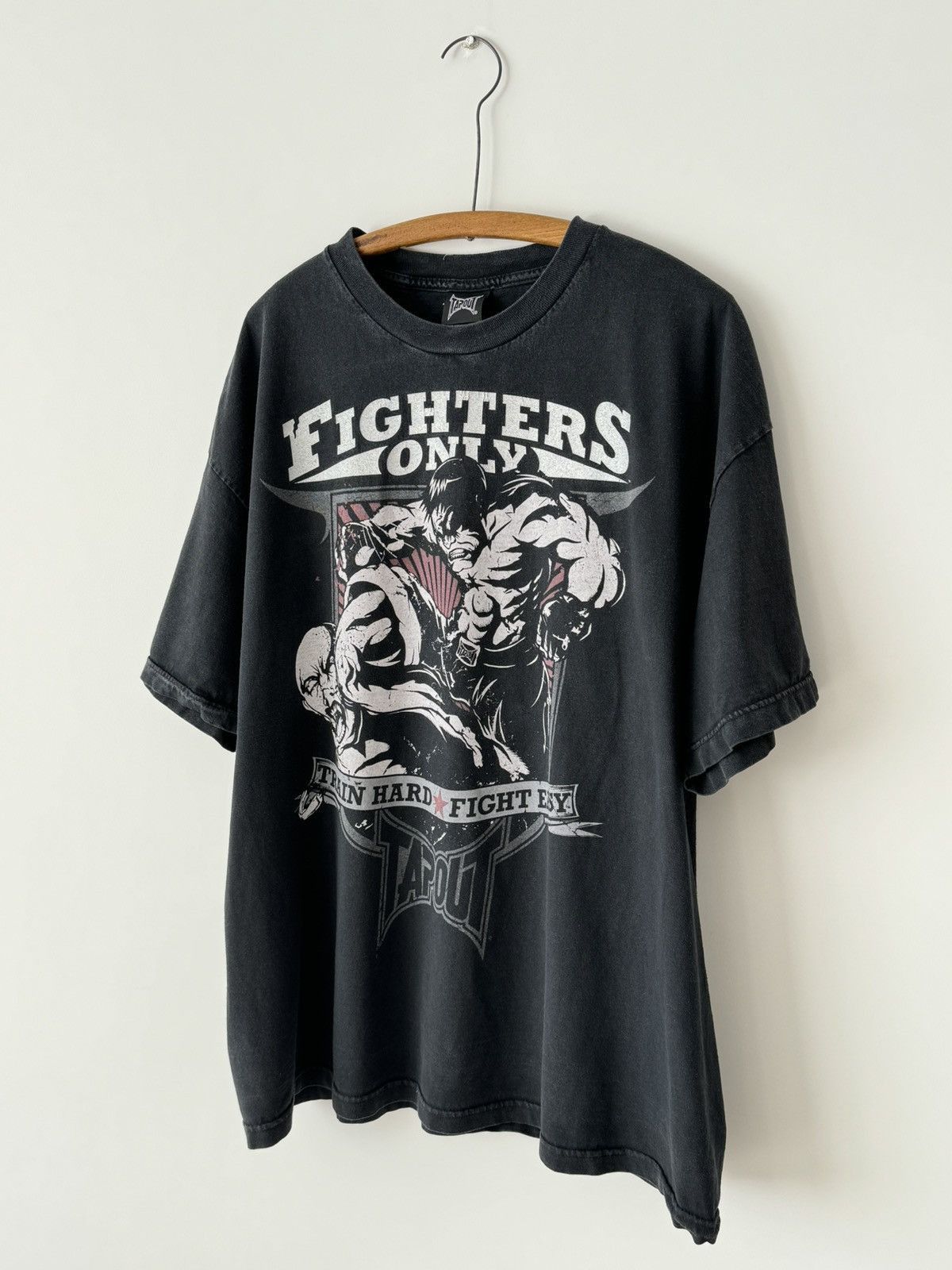 Affliction × Tapout × Vintage Vintage Y2K Tapout ‘Fighters Only’ Affliction Skate T-Shirt Size US XXL / EU 58 / 5 - 3 Thumbnail