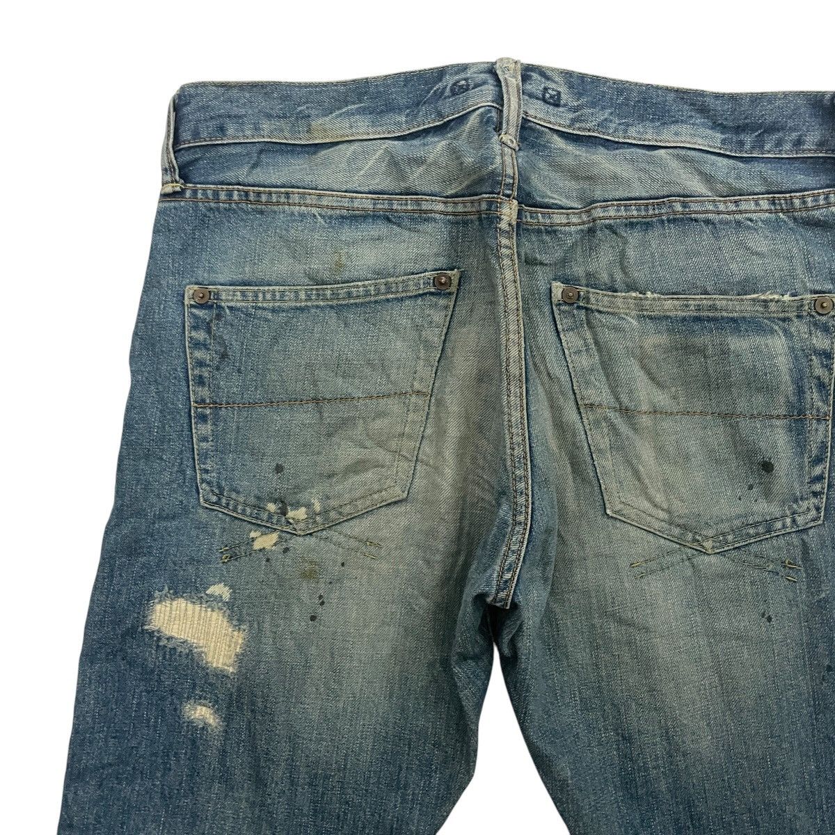 Maison MIHARA YASUHIRO Vintage Miharayasuhiro Distressed Denim Size US 33 - 10 Thumbnail