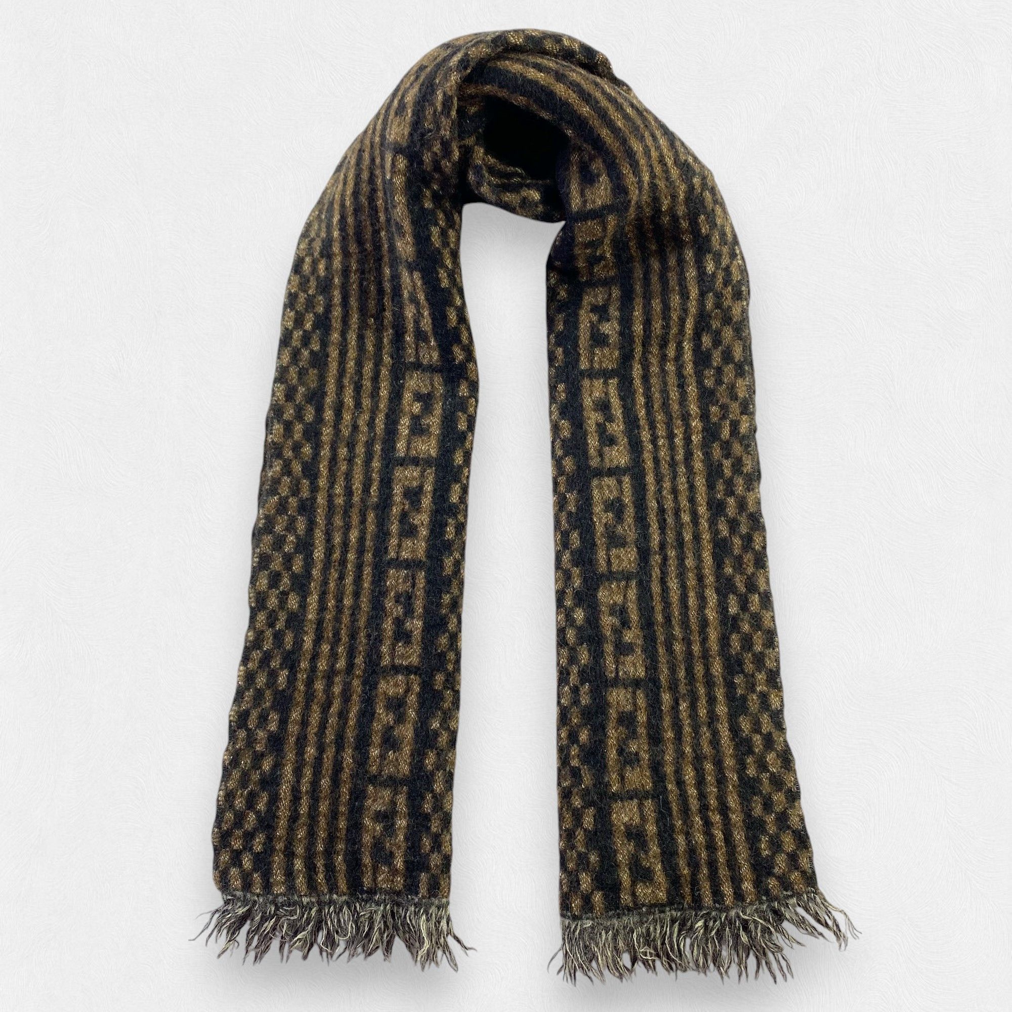 Fendi Fendi Scarf Neck Wrap Wool Muffler Size ONE SIZE - 1 Thumbnail