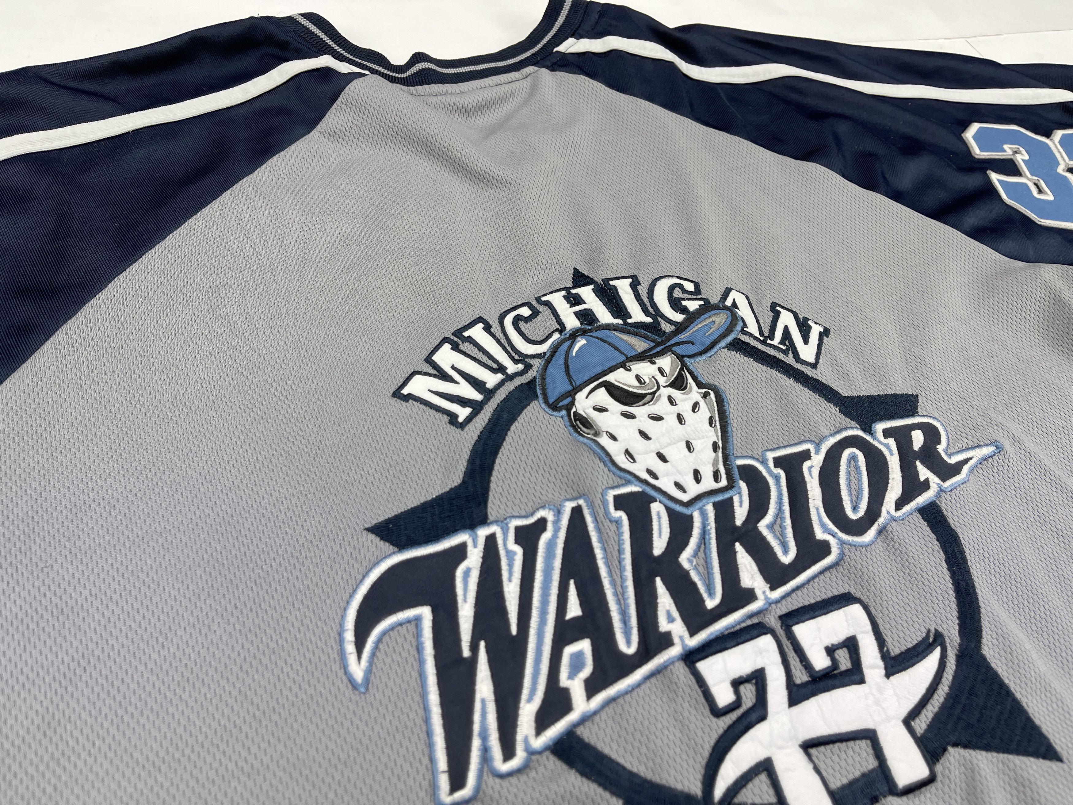 Rap Tees × Vintage Michigan Warrior jersey, vintage hip hop t-shirt, 90s size M Size US M / EU 48-50 / 2 - 9 Thumbnail