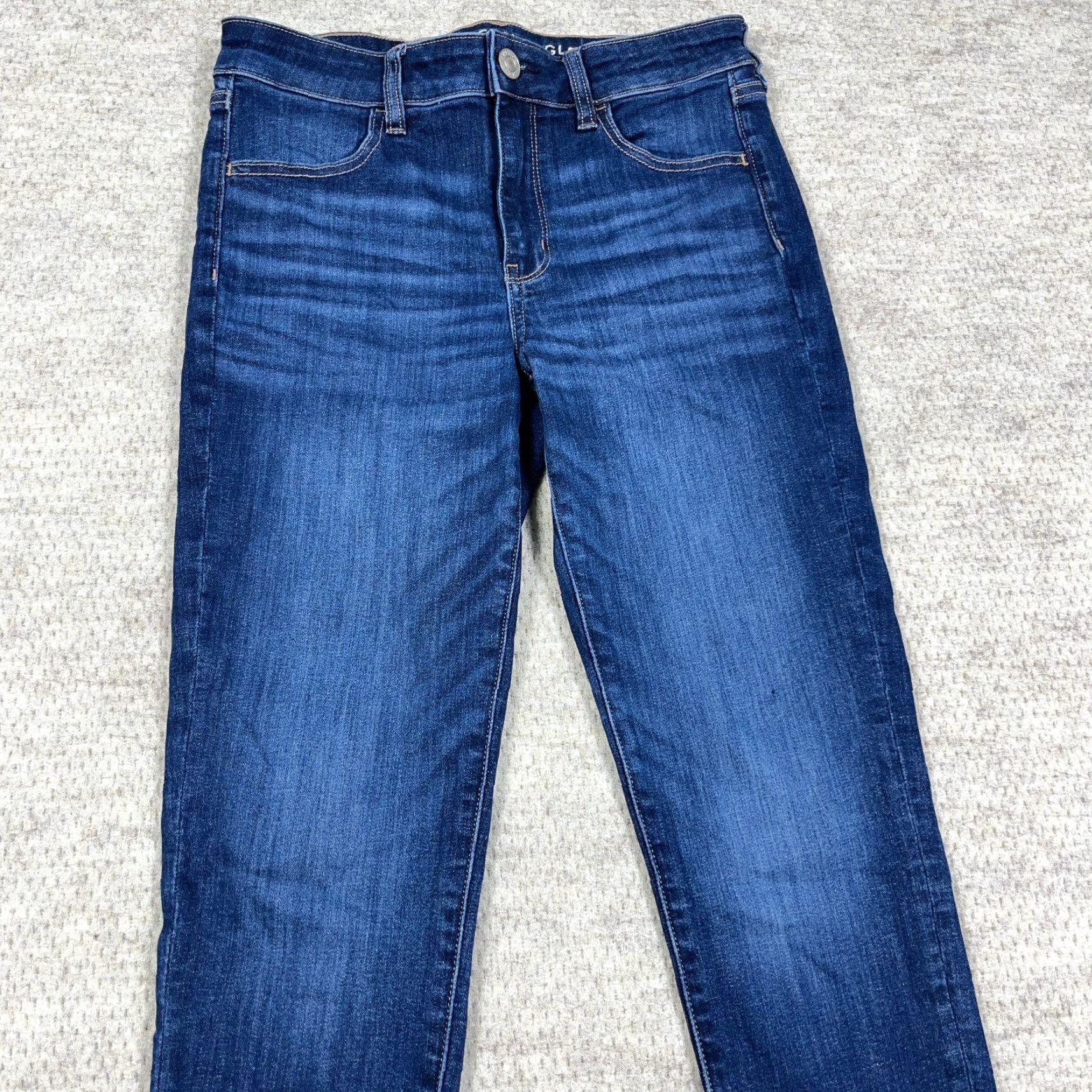 American Eagle Outfitters American Eagle Outfitters Jegging Blue Jeans Dark Wash 4 High Rise 27.5 Inseam 5-Pocket Denim Women/Adult Womens Size 27" / US 4 / IT 40 - 3 Thumbnail