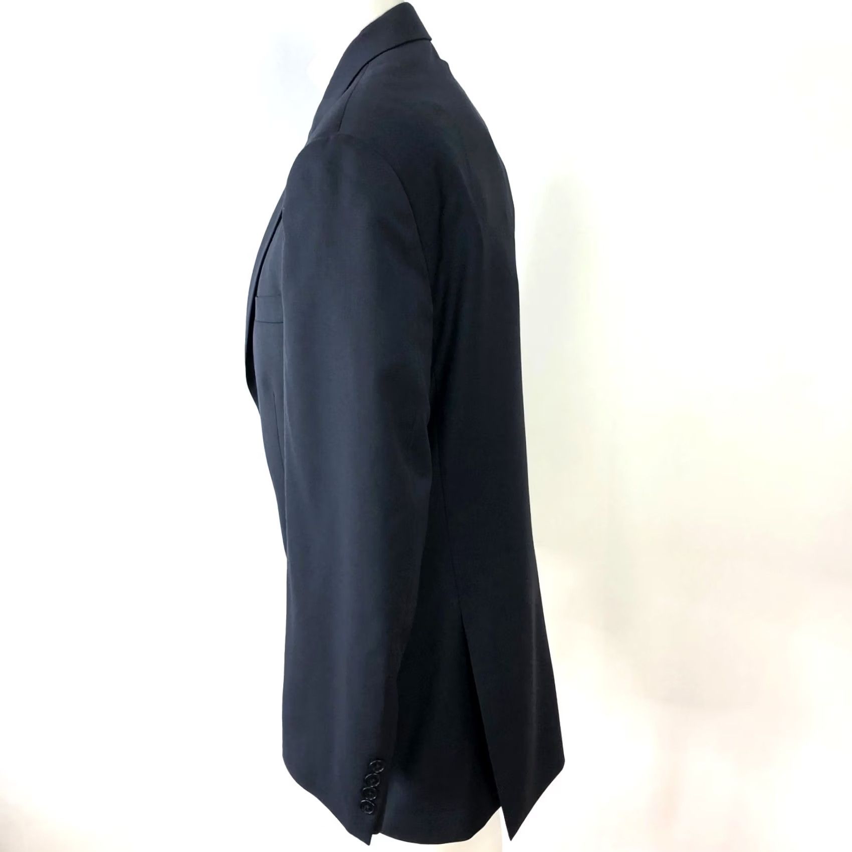 John Varvatos John Varvatos U.S.A. Blazer Sport Coat Jacket Blue 40 R Wool Button-Front Notch Lapel Double-Vented Men Size 40R - 2 Thumbnail