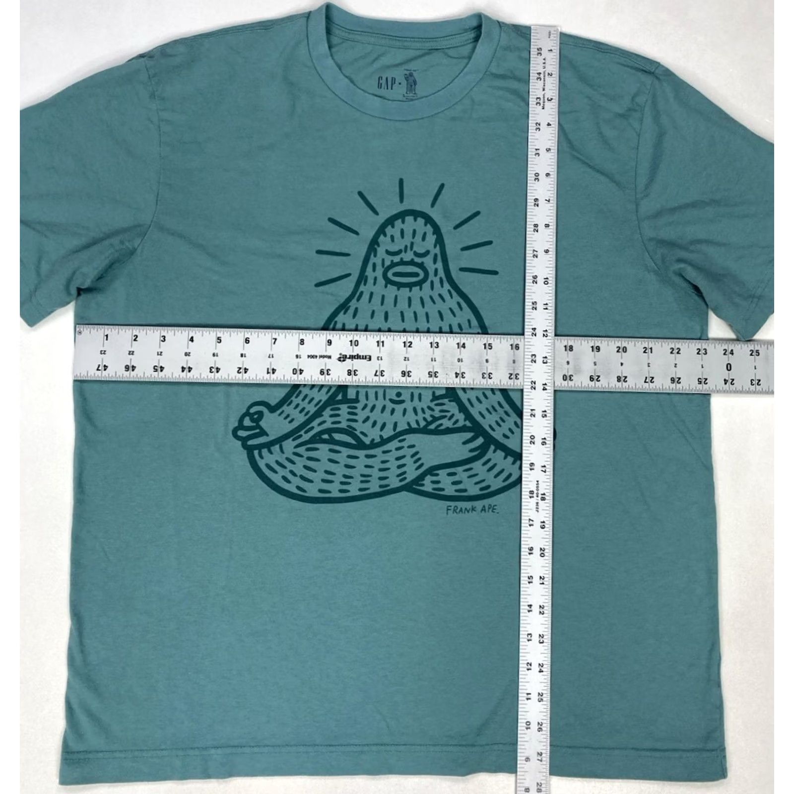 Gap Gap Frank Ape Graphic T-shirt Men XL Green Short Sleeve Size US XL / EU 56 / 4 - 5 Thumbnail