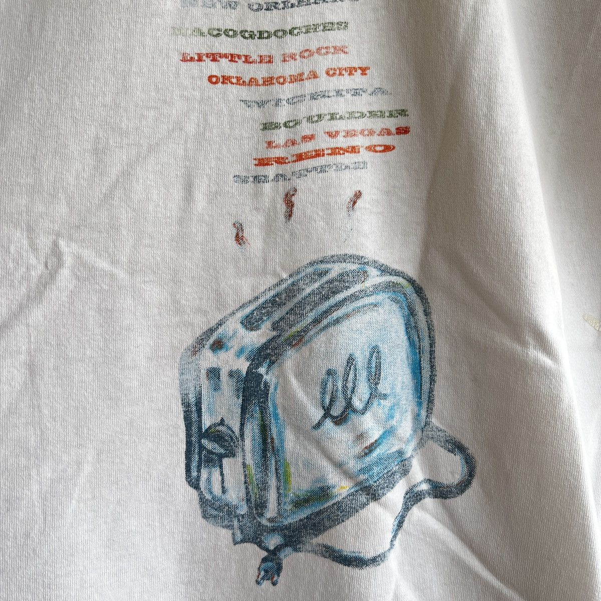 Band Tees 1993 Pearl Jam Vs. Marionette Freak Band Tour Tee Shirt Size US XL / EU 56 / 4 - 9 Thumbnail