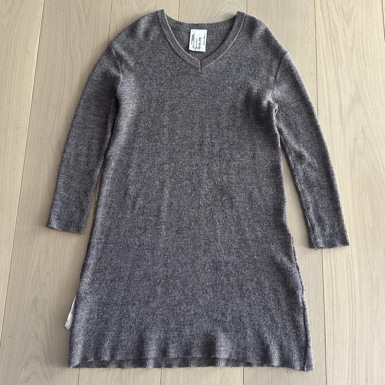 image of Undercover Aw2004 Knit Sweater Dress in Grey, Women's (Size Small)