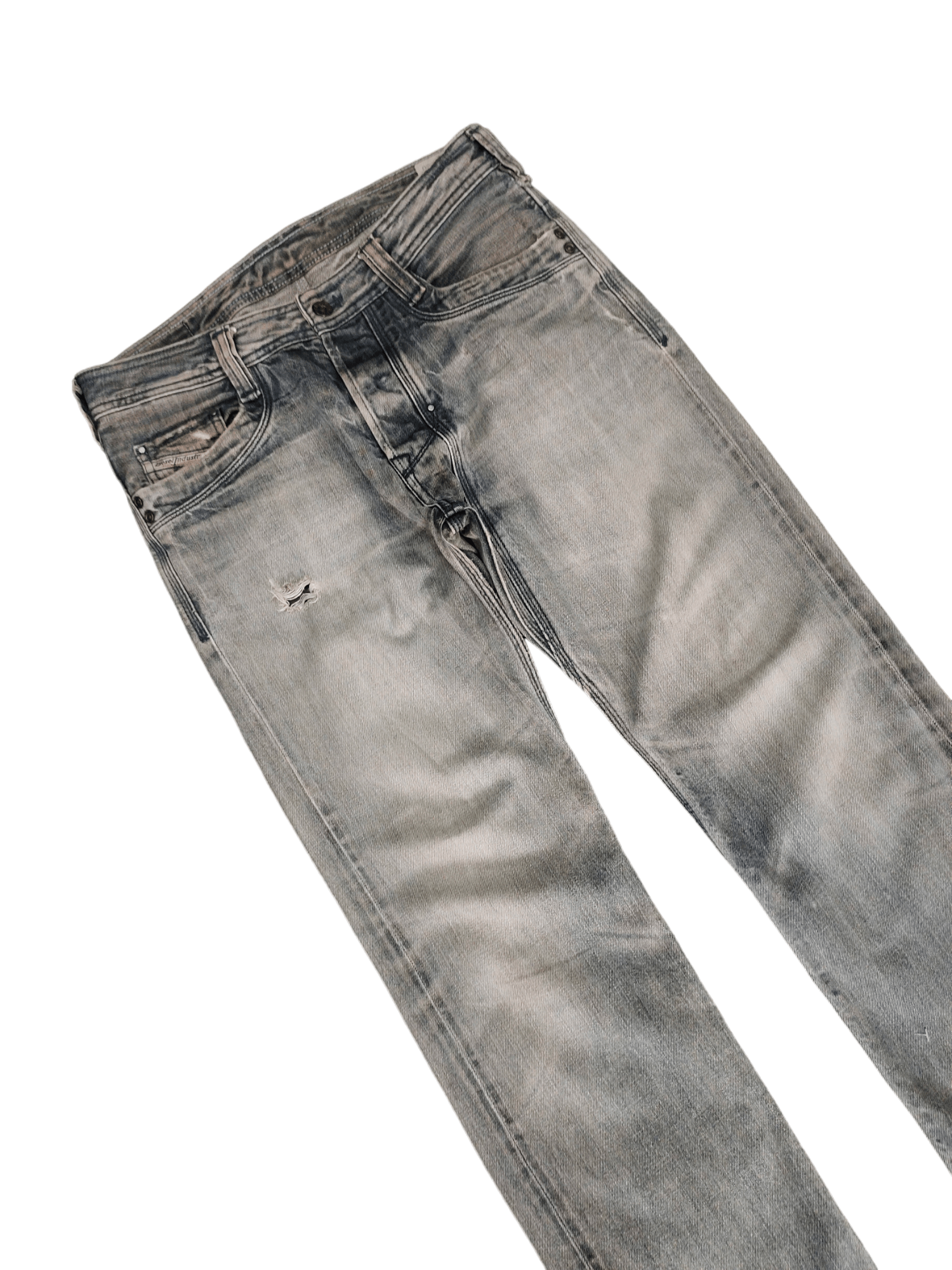 Diesel Vintage Y2k Diesel Timmen Distress Faded Denim Jeans Size US 31 - 7 Thumbnail
