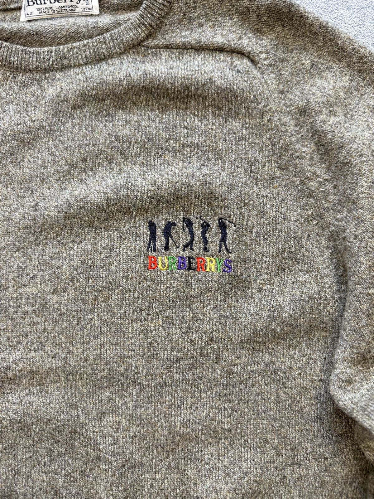 Burberry Vintage Knit Burberrys Sweater 90s Very Rare Size US M / EU 48-50 / 2 - 3 Thumbnail