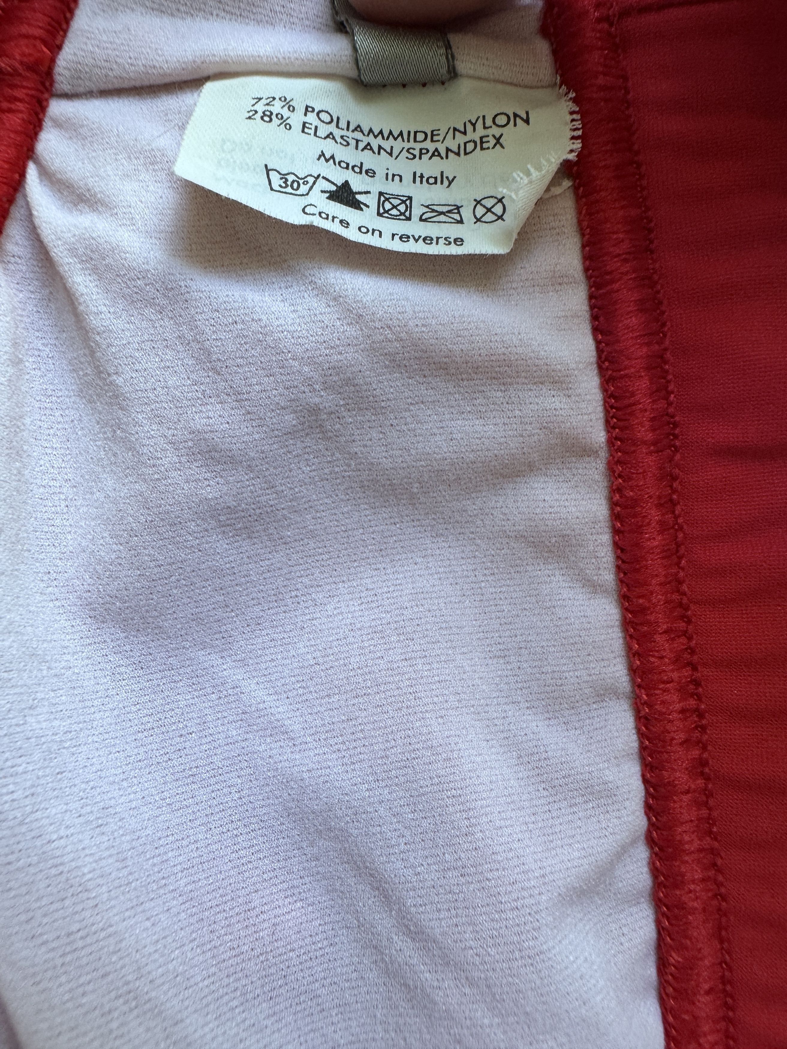 Dior Dior Homme Red with Silver Geometric Print Swim Brief Slip Size US 30 / EU 46 - 11 Thumbnail