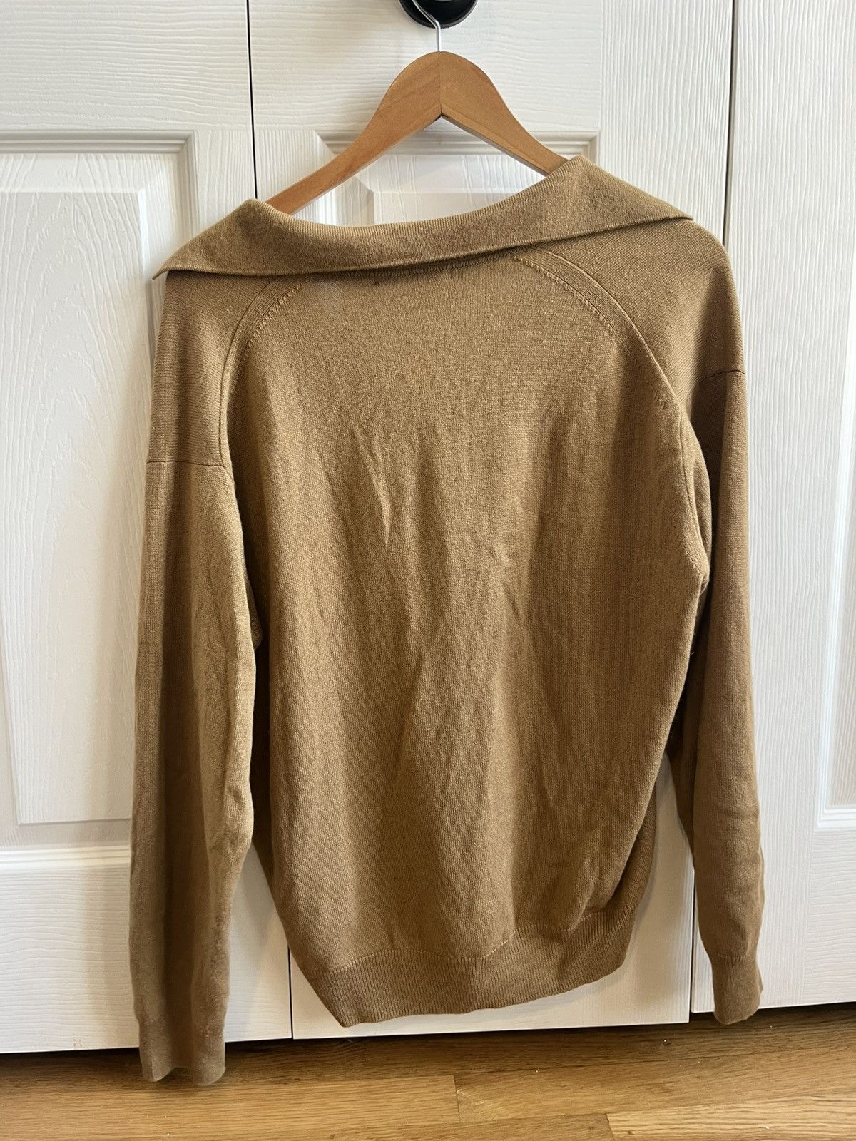 Auralee AURALEE Open-Collar Cashmere and Silk-Blend Polo Shirt Size US M / EU 48-50 / 2 - 3 Thumbnail