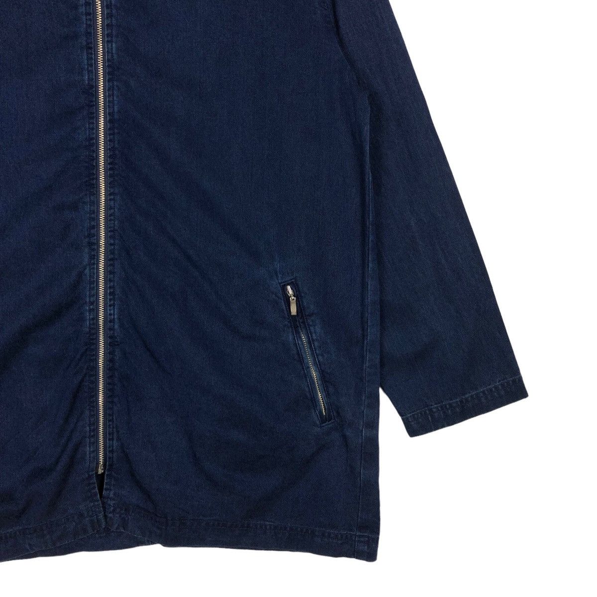 45rpm 🔥90’s Indigo Denim Jacket Blue Blue Japan Simple Life Size US M / EU 48-50 / 2 - 5 Thumbnail