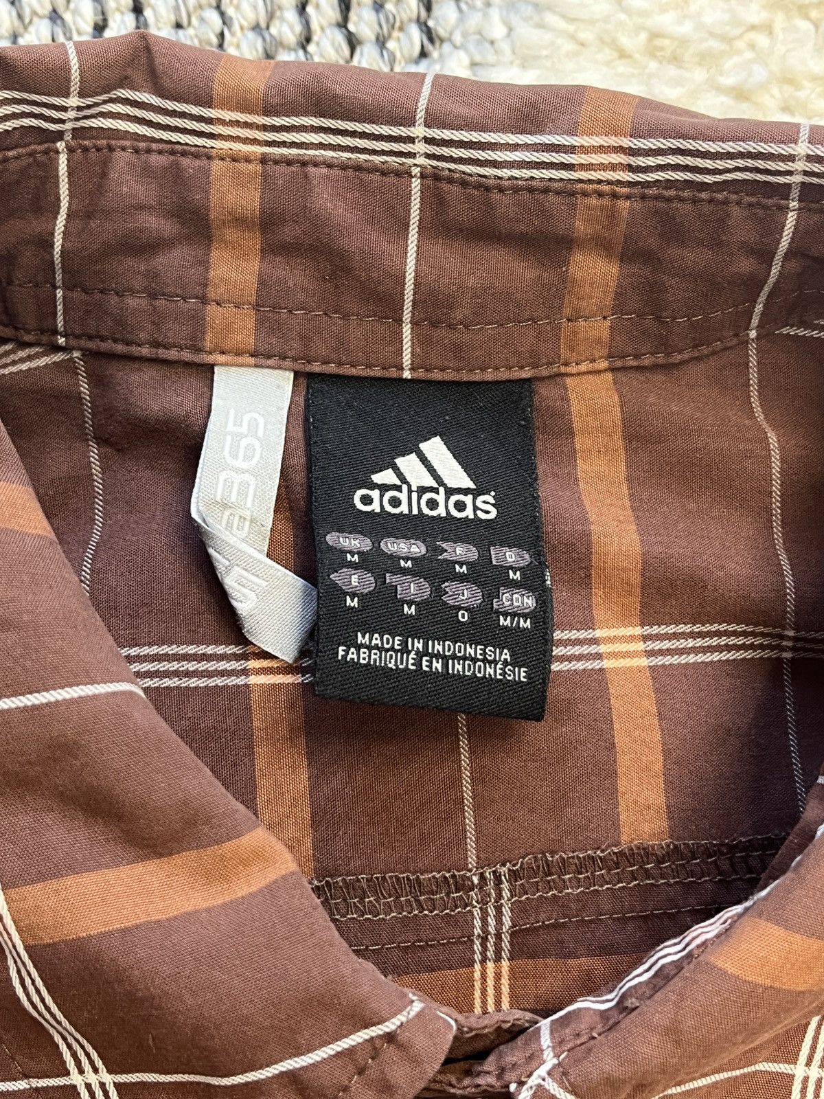Adidas × Vintage ADIDAS VINTAGE BROWN SHIRT Size US M / EU 48-50 / 2 - 3 Thumbnail